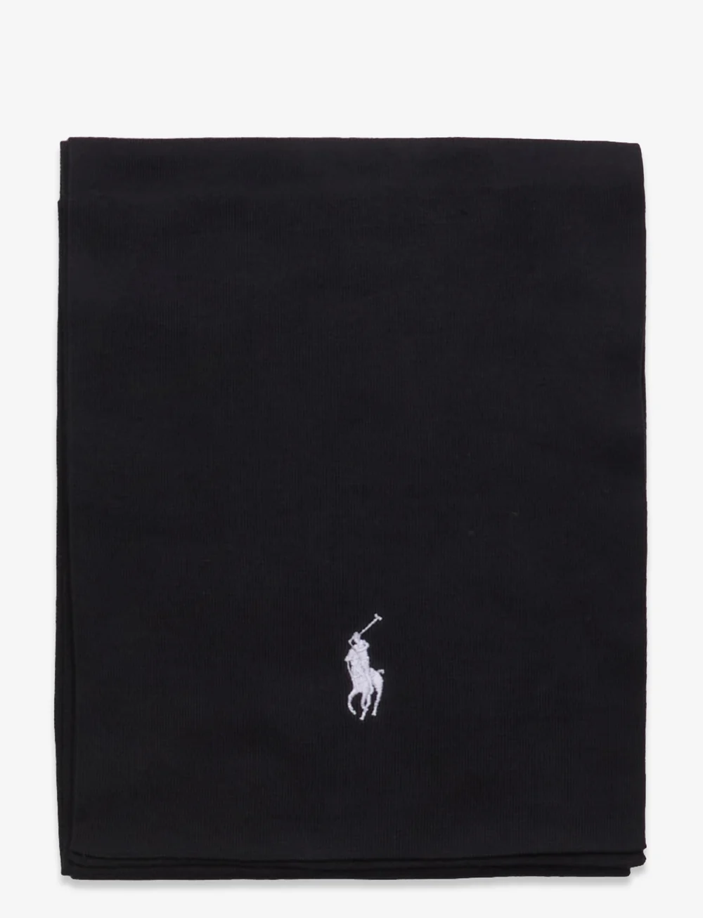 Polo Ralph Lauren - Combed Cotton Scarf - halstørklæder - polo black/cream - 1