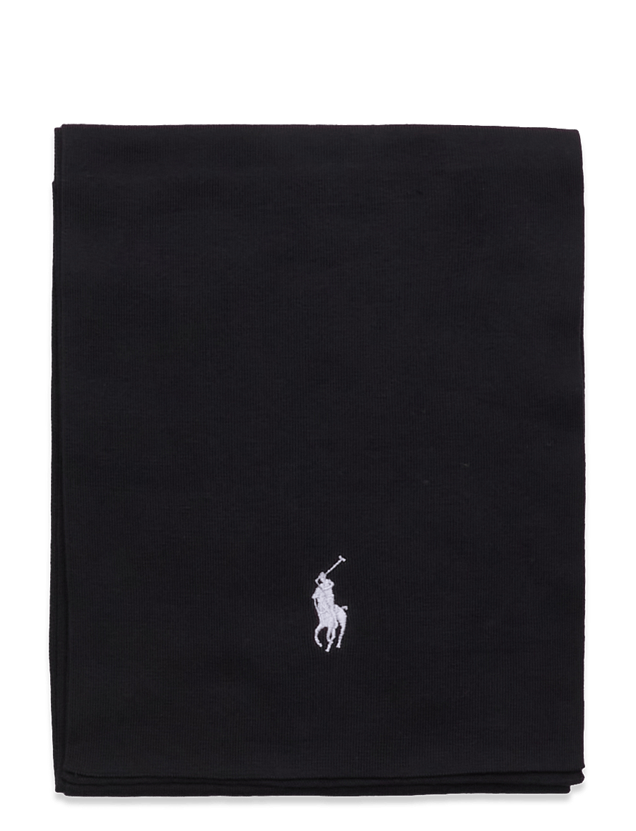 Polo Ralph Lauren - Combed Cotton Scarf - talvesallid - polo black/cream - 1