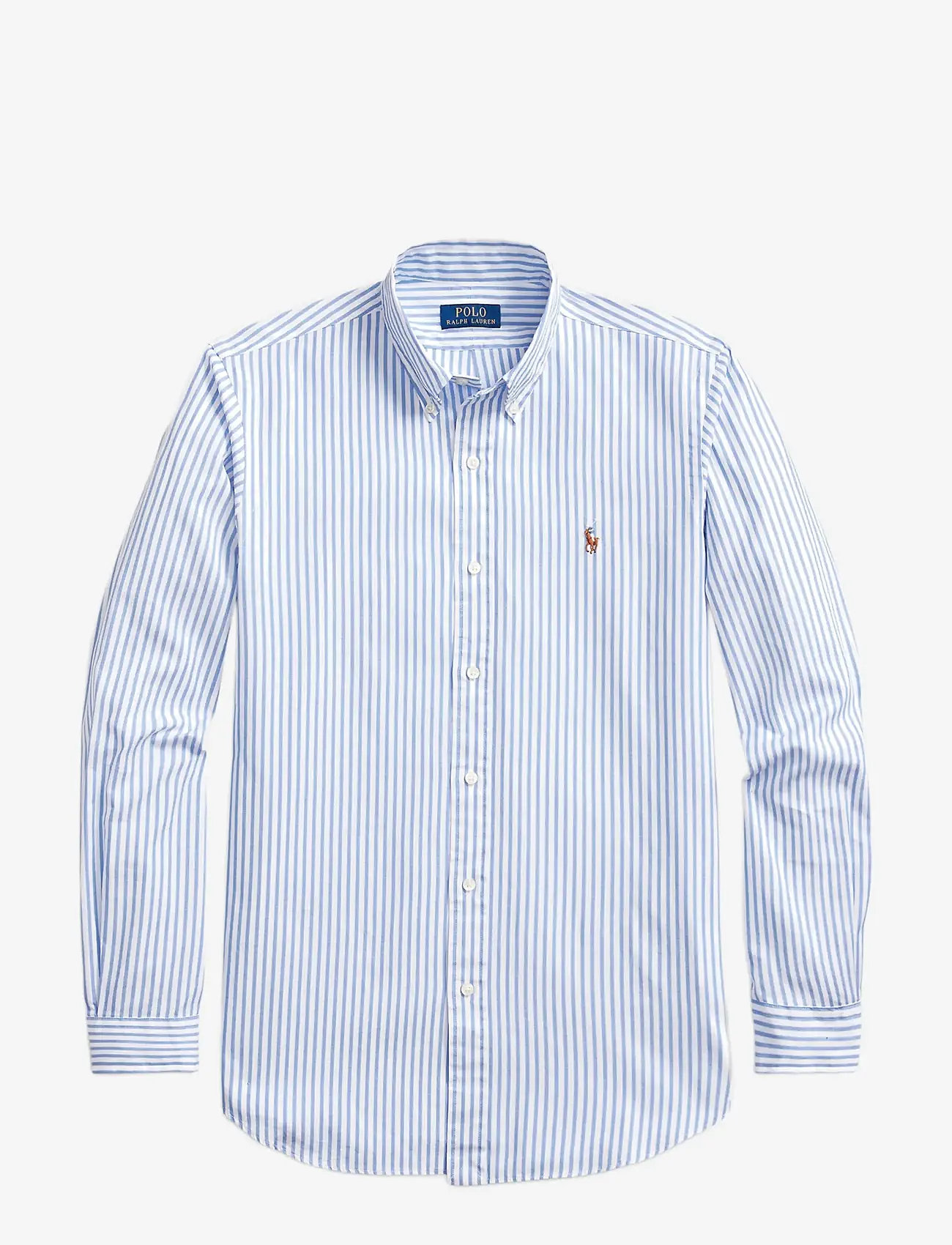 Polo Ralph Lauren - Custom Fit Striped Stretch Oxford Shirt - 5527a blue/white - 2