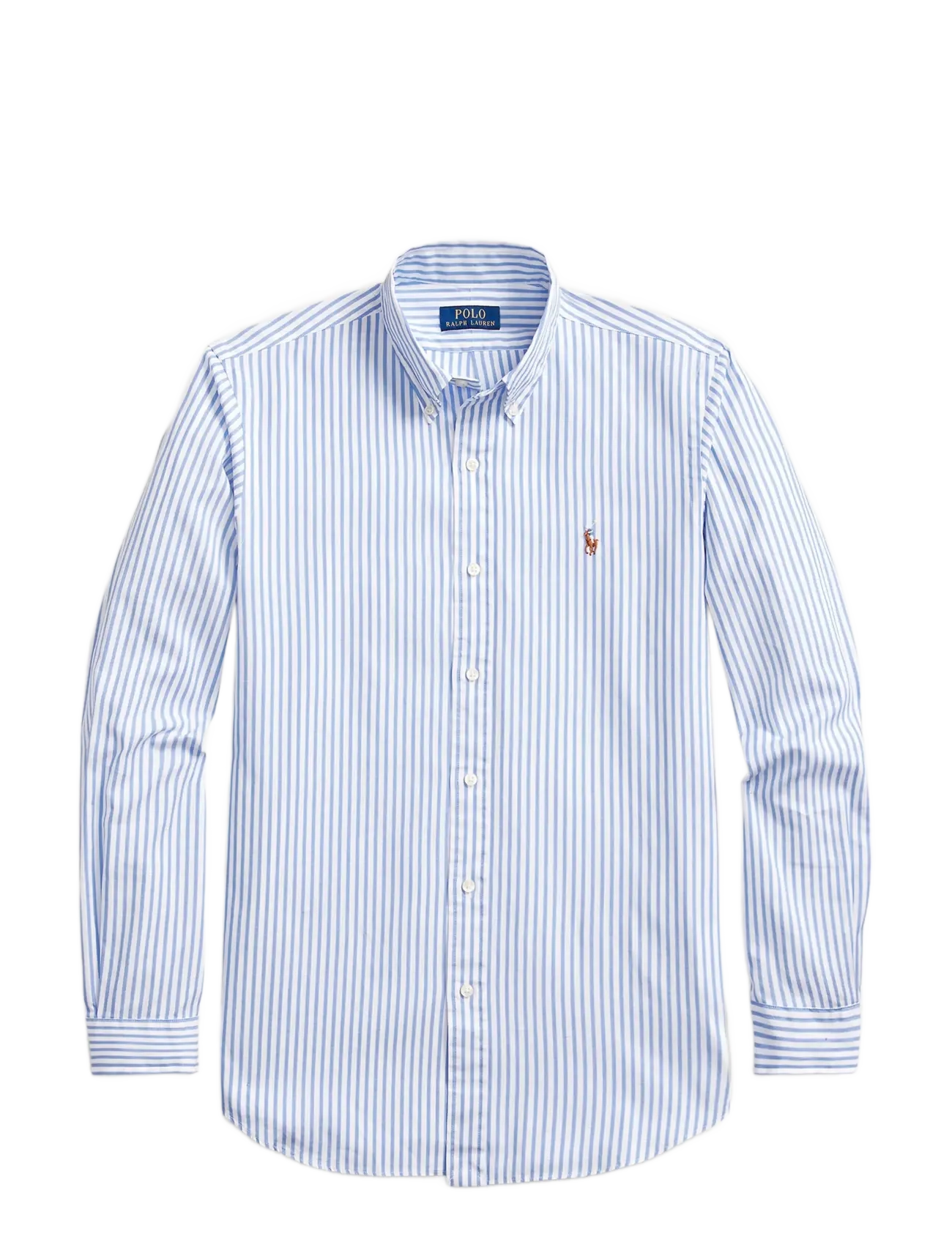 Polo Ralph Lauren - Custom Fit Striped Stretch Oxford Shirt - 5527a blue/white - 2