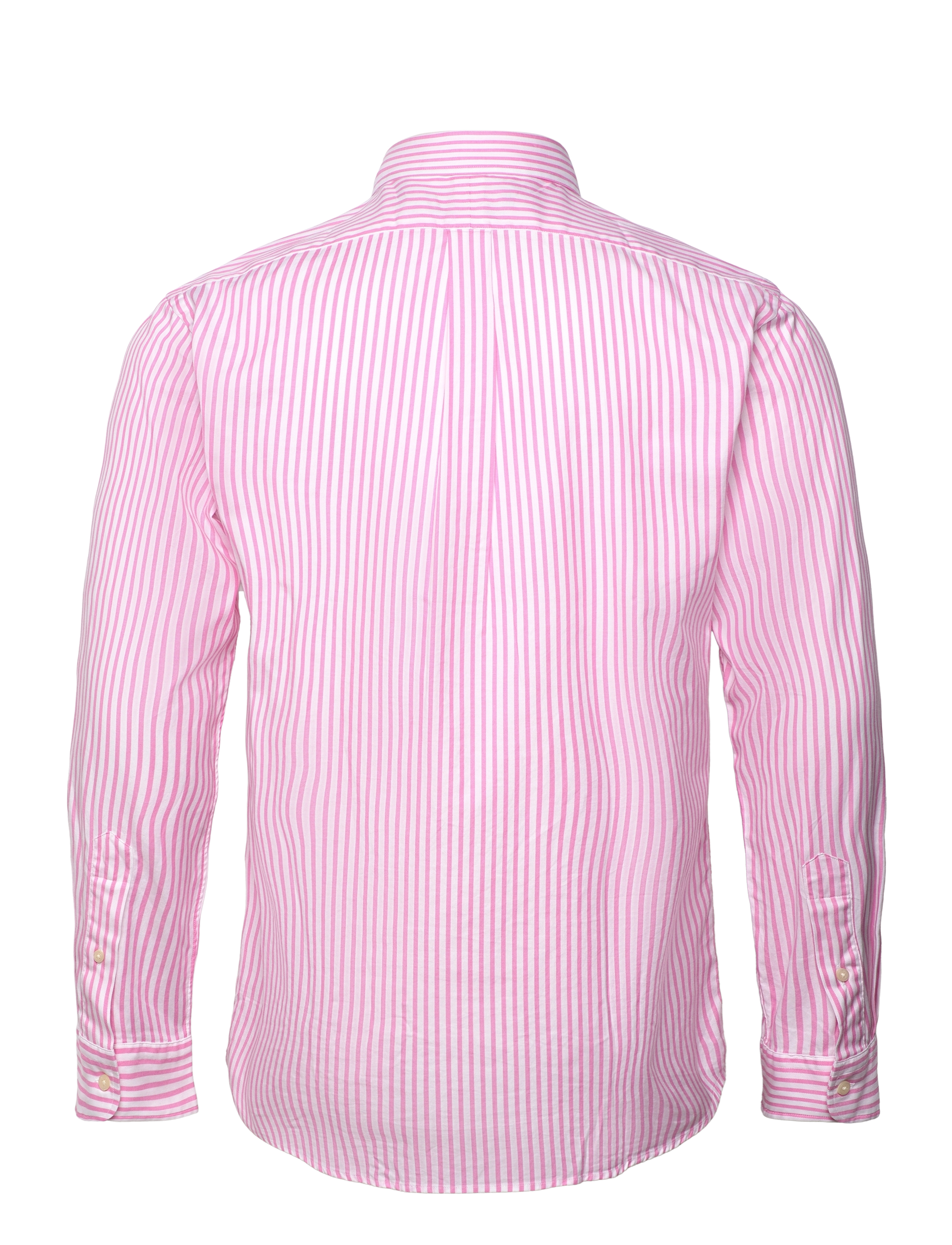 Polo Ralph Lauren - Custom Fit Striped Stretch Oxford Shirt - 5527b pink/white - 2