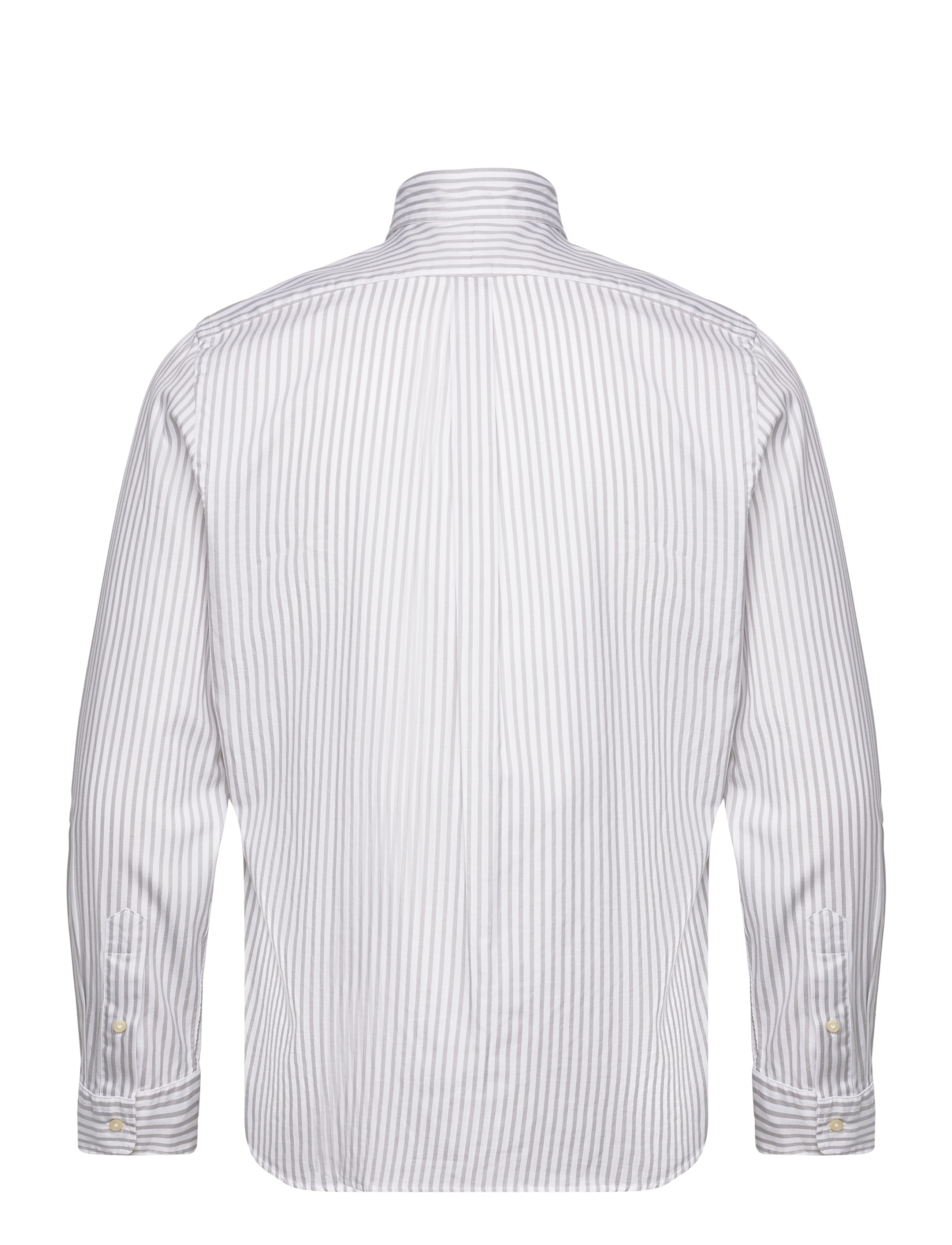Polo Ralph Lauren - Custom Fit Striped Stretch Oxford Shirt - 5527d grey/white - 2