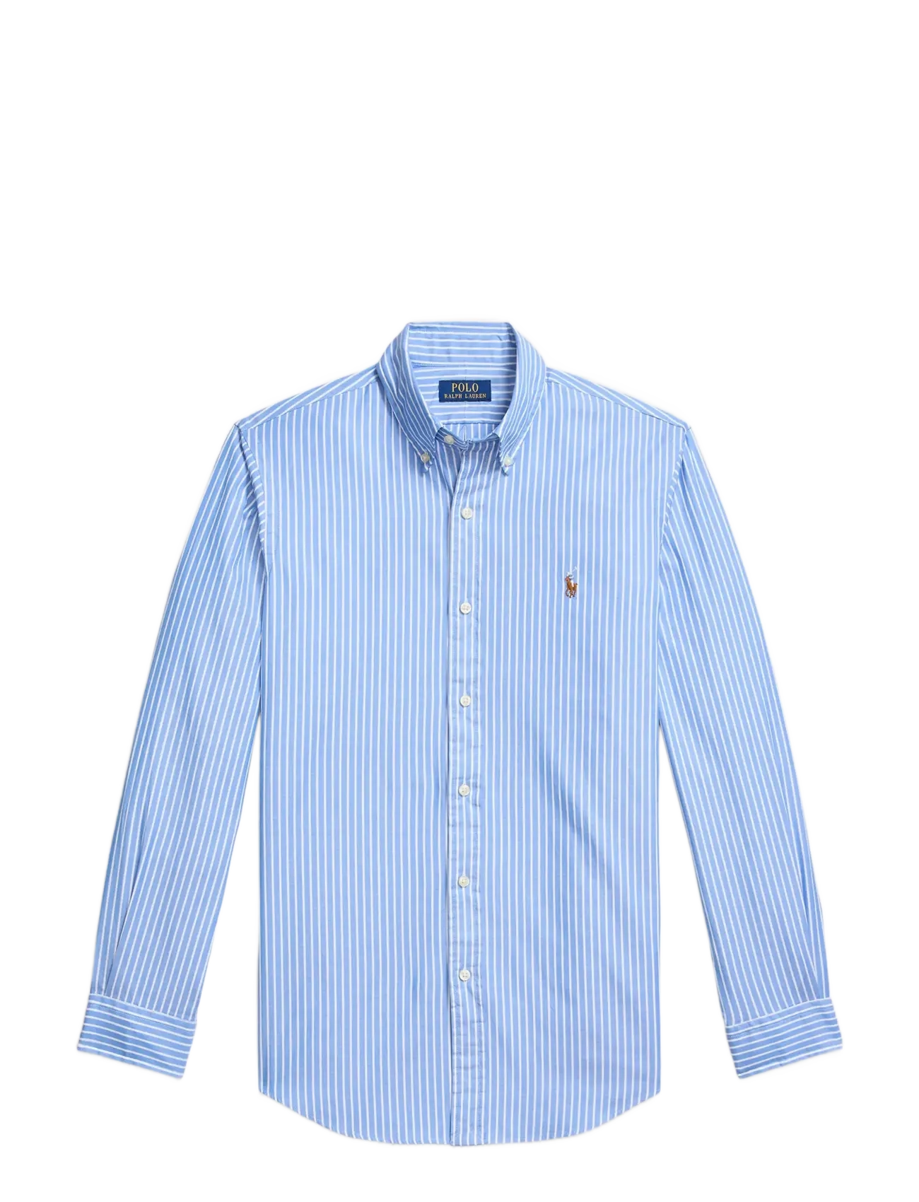 Custom Fit Striped Stretch Oxford Shirt - 6895A BSR BLUE/WH