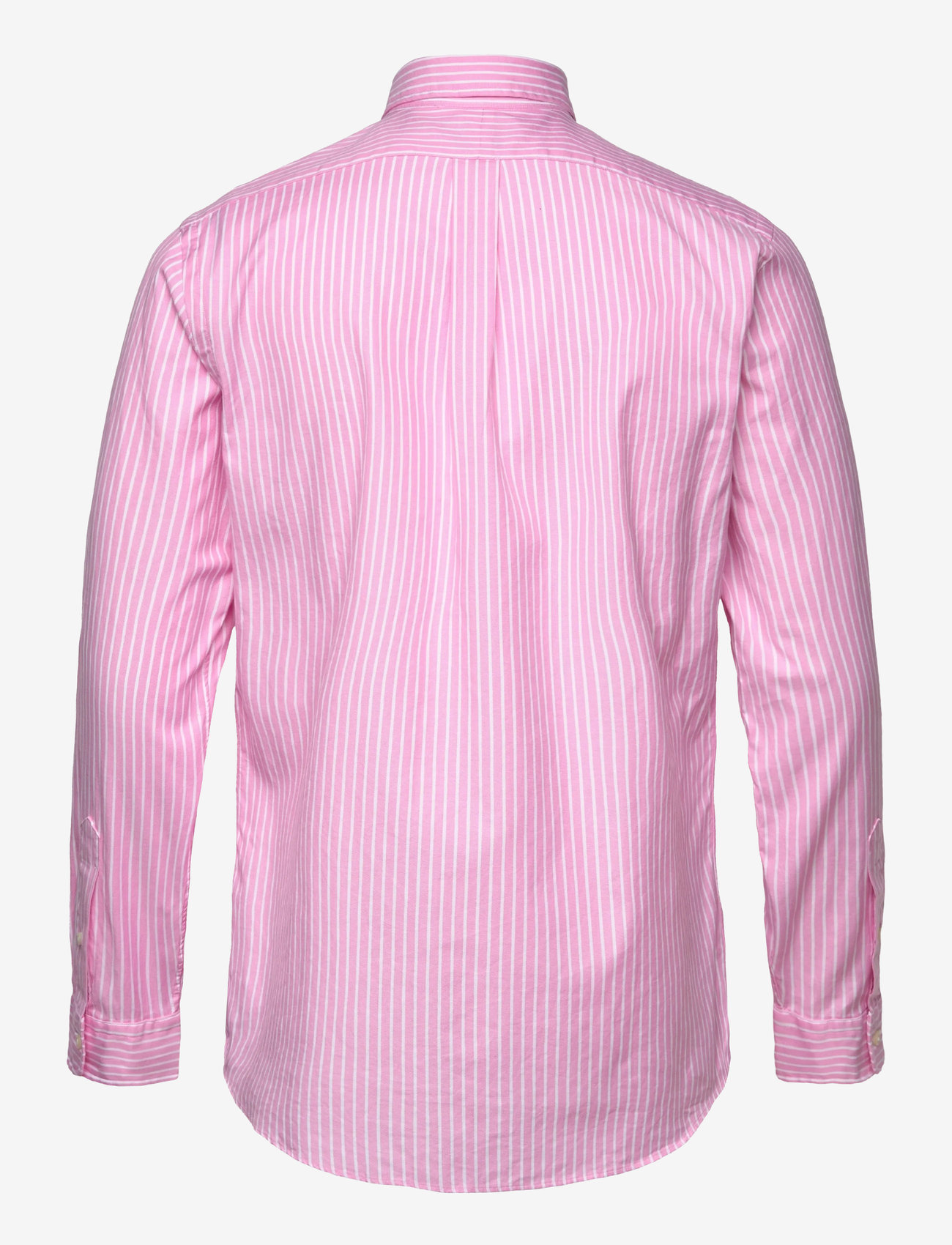 Polo Ralph Lauren - Custom Fit Striped Stretch Oxford Shirt - 6895b new rose/wh - 1