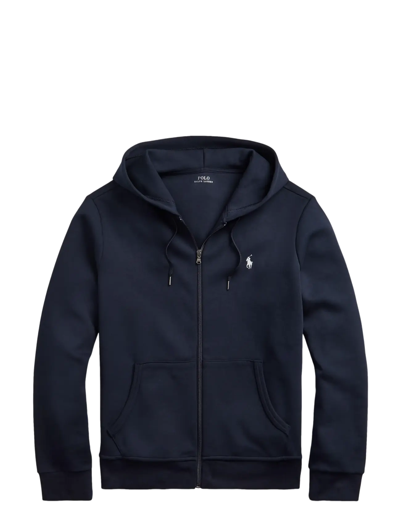 Double-Knit Full-Zip Hoodie - AVIATOR NAVY