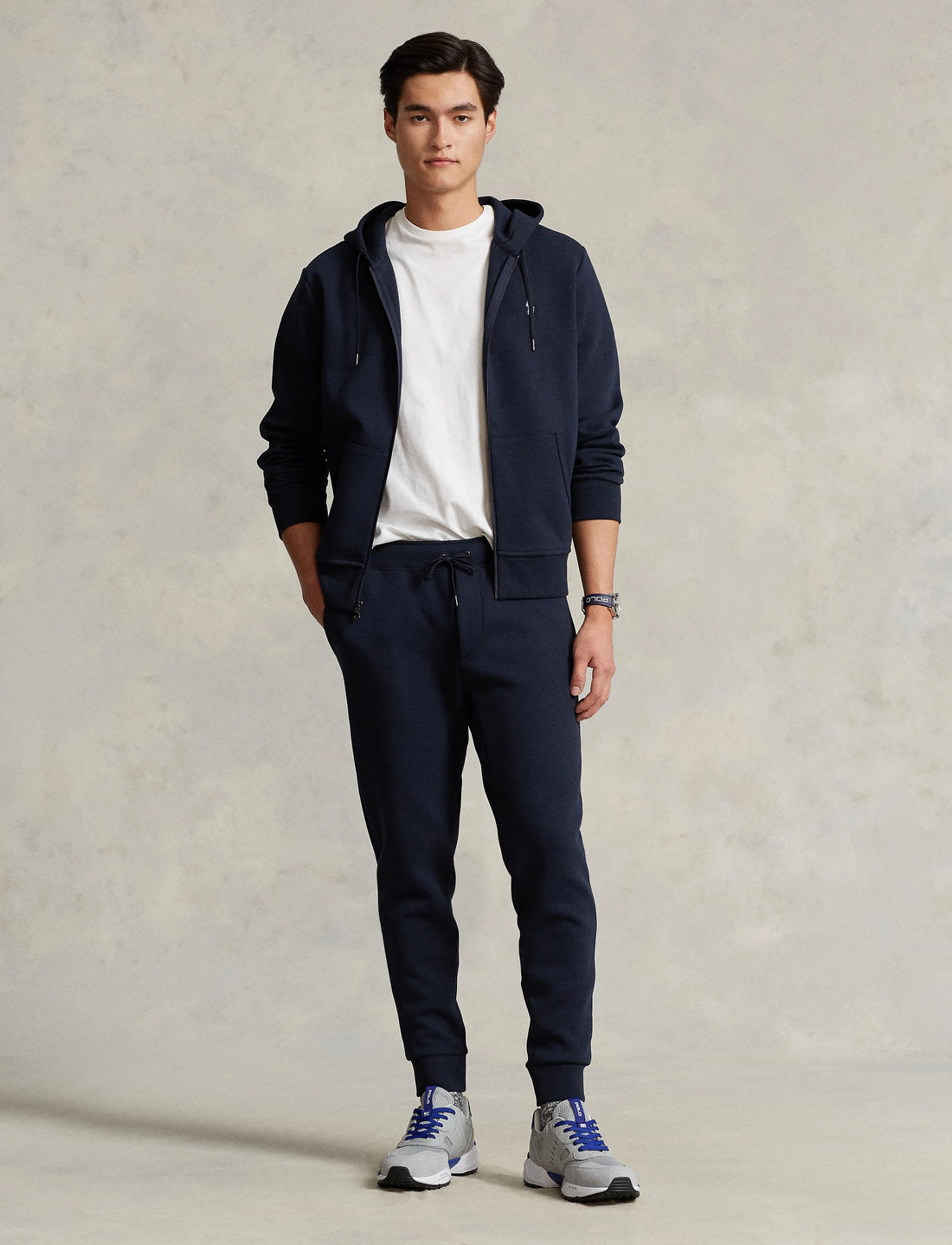 Ralph lauren hoodie no zip sales