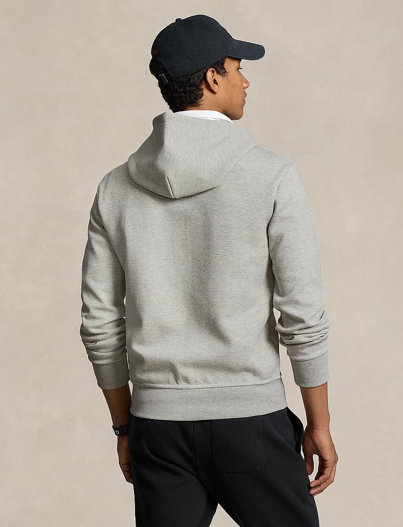 Polo Ralph Lauren - Double-Knit Full-Zip Hoodie - hættetrøjer - lt sport heather - 4