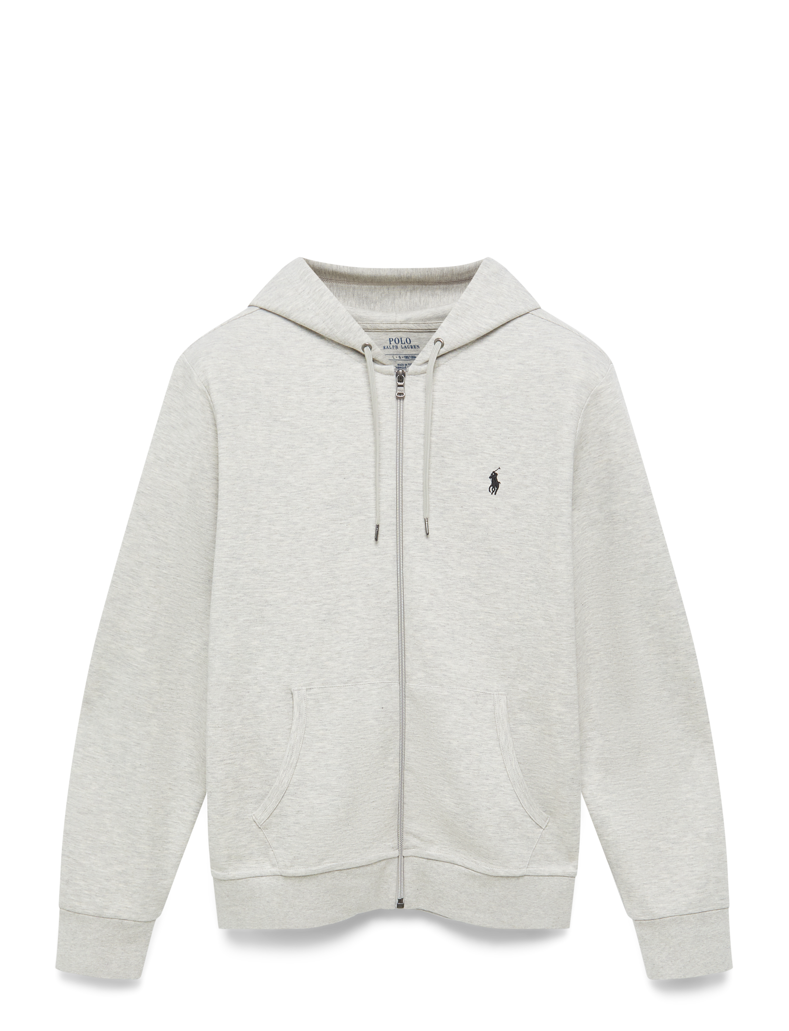 Double-Knit Full-Zip Hoodie - LT SPORT HEATHER
