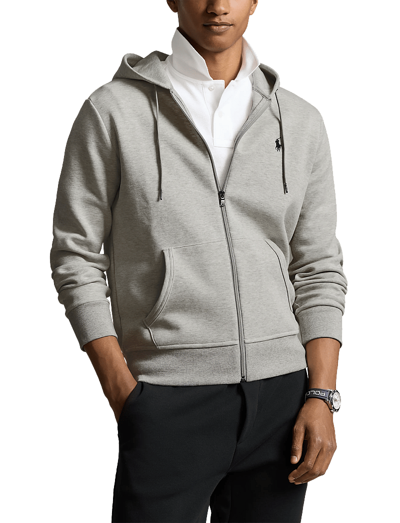 Polo Ralph Lauren - Double-Knit Full-Zip Hoodie - hættetrøjer - lt sport heather - 5