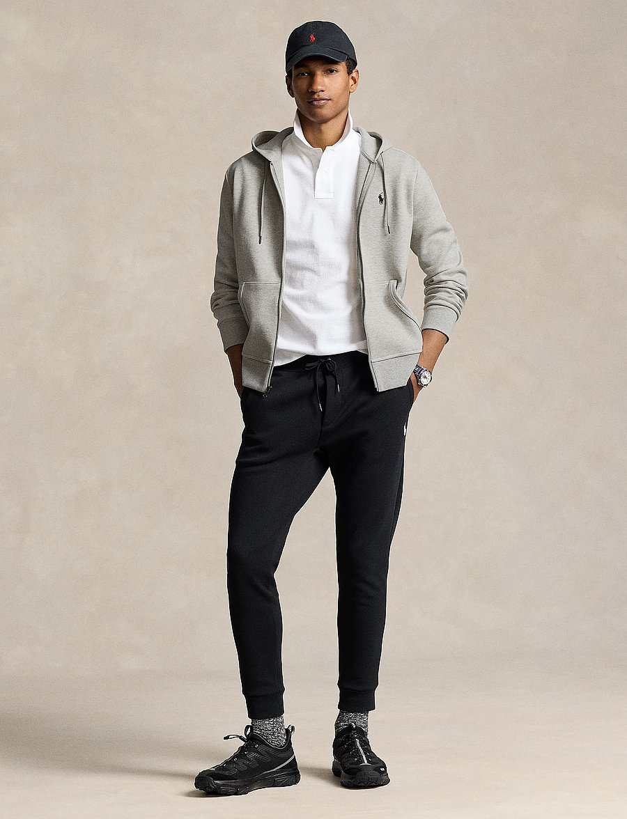 Polo Ralph Lauren - Double-Knit Full-Zip Hoodie - hettegensere - lt sport heather - 4