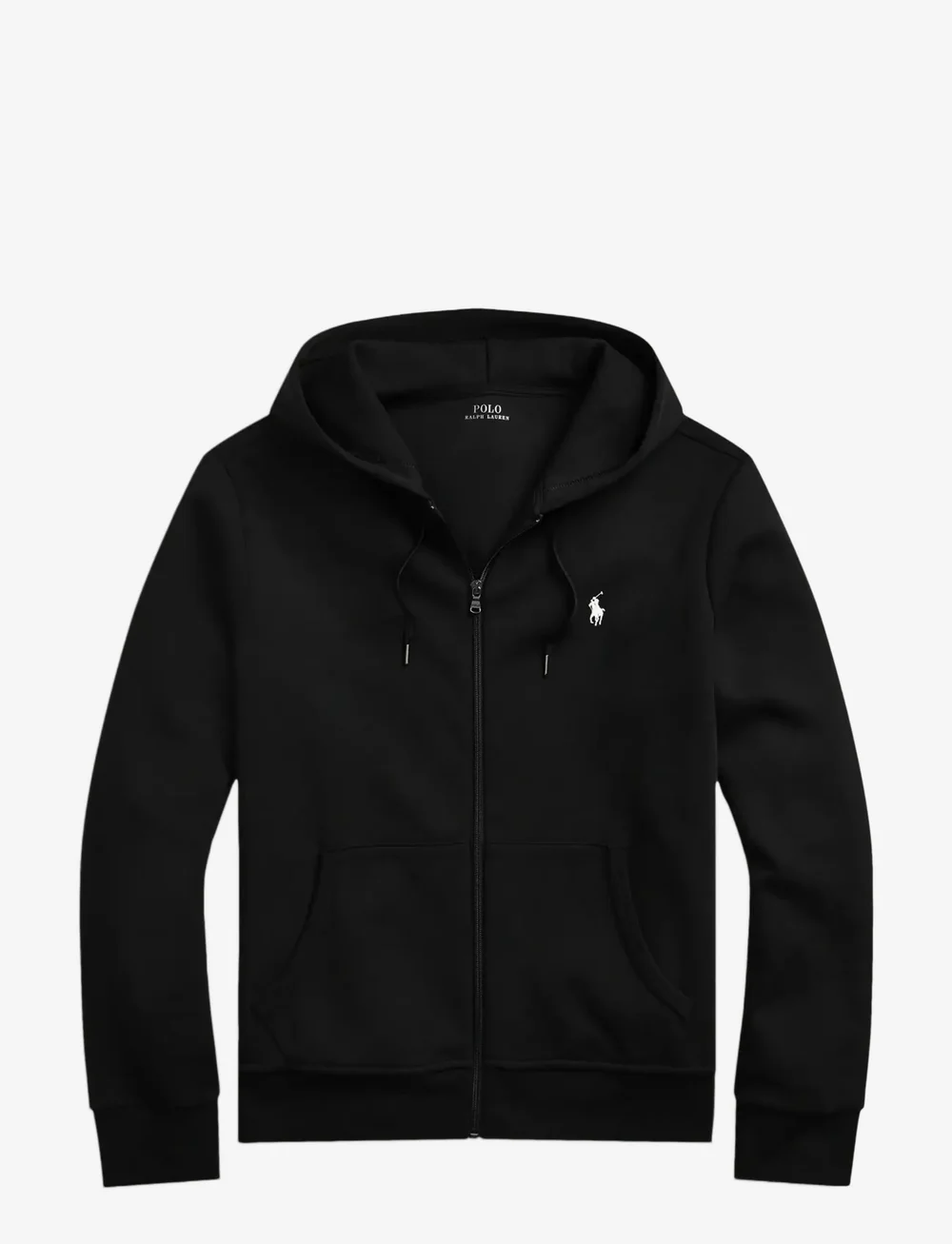 Double knit full top zip hoodie polo