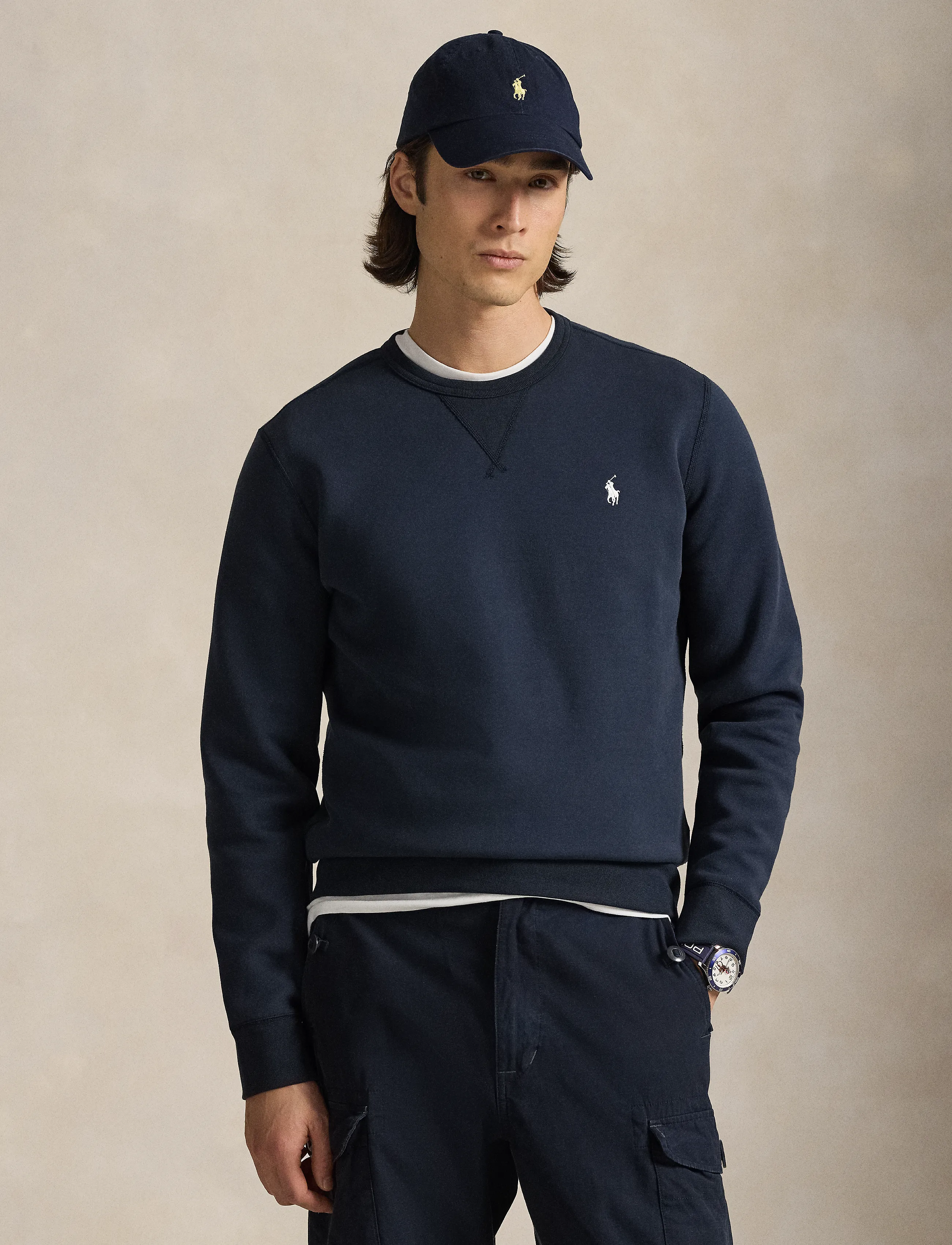 Polo Ralph Lauren Double-Knit Sweatshirt - Inspiration - AVIATOR NAVY / navy