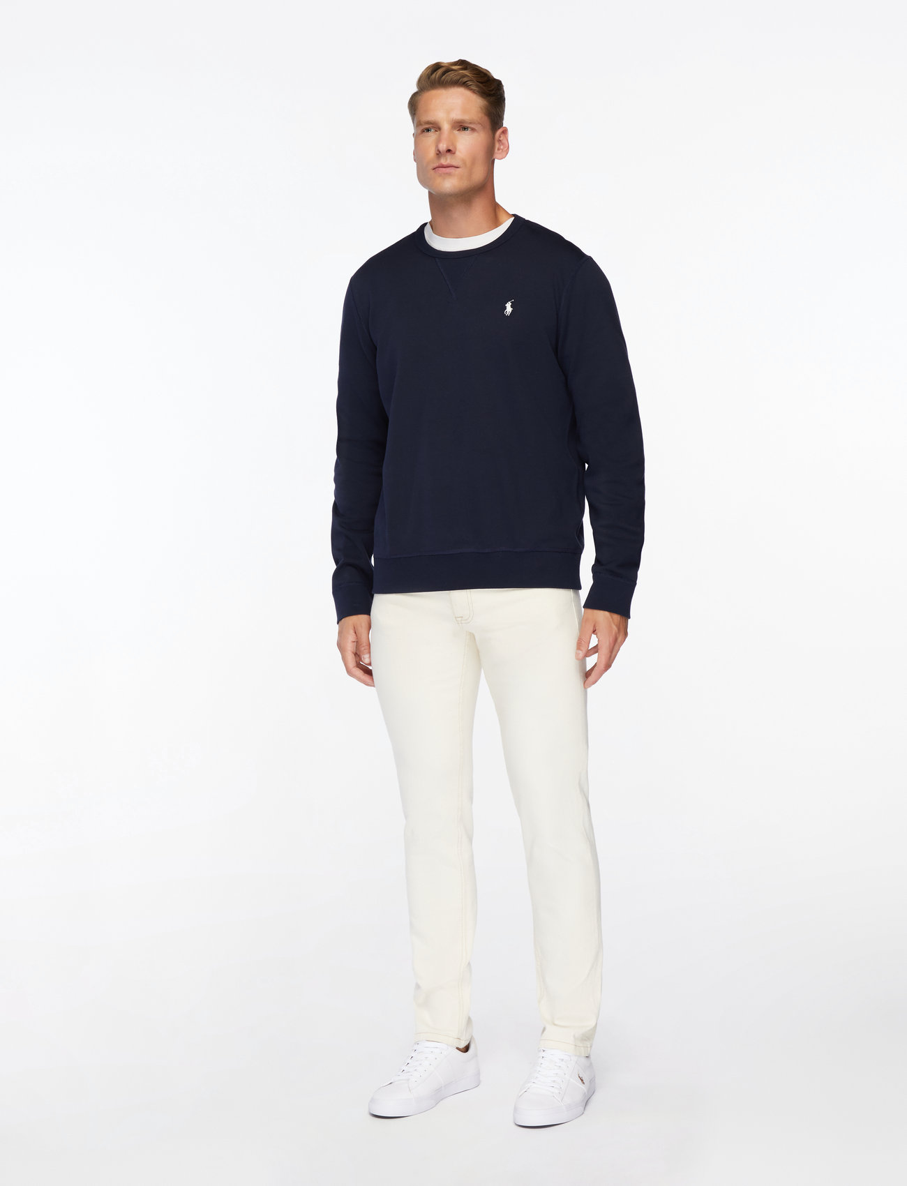 Polo Ralph Lauren - Double-Knit Sweatshirt - shoppa efter tillfälle - aviator navy - 3