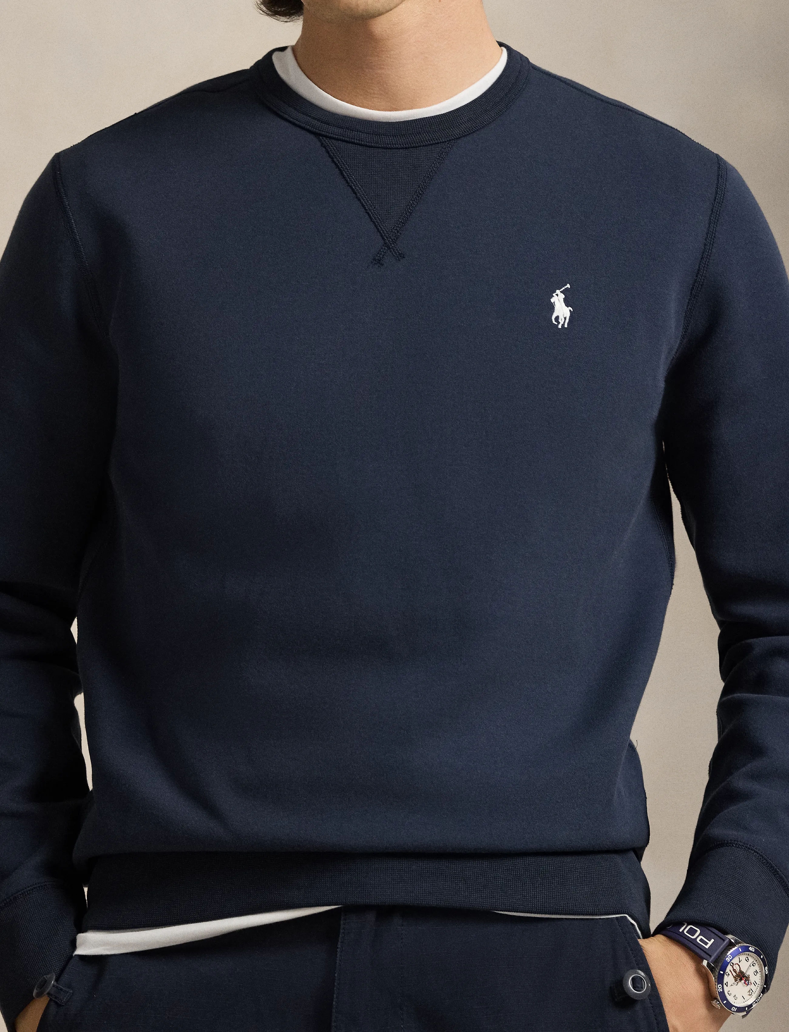 Polo Ralph Lauren - Double-Knit Sweatshirt - shop efter anledning - aviator navy - 3