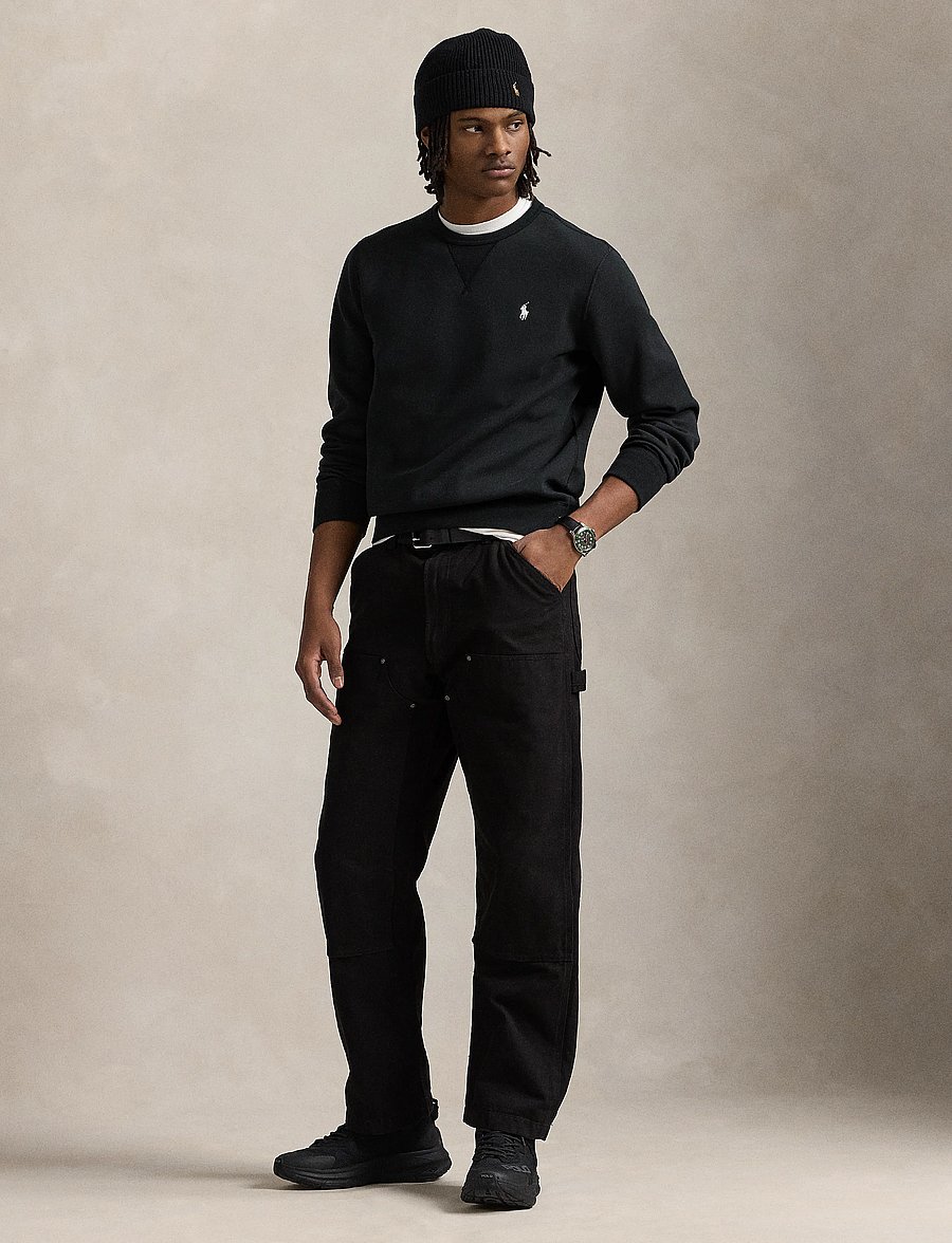 Polo Ralph Lauren - Double-Knit Sweatshirt - sweatshirts - polo black/cream - 5