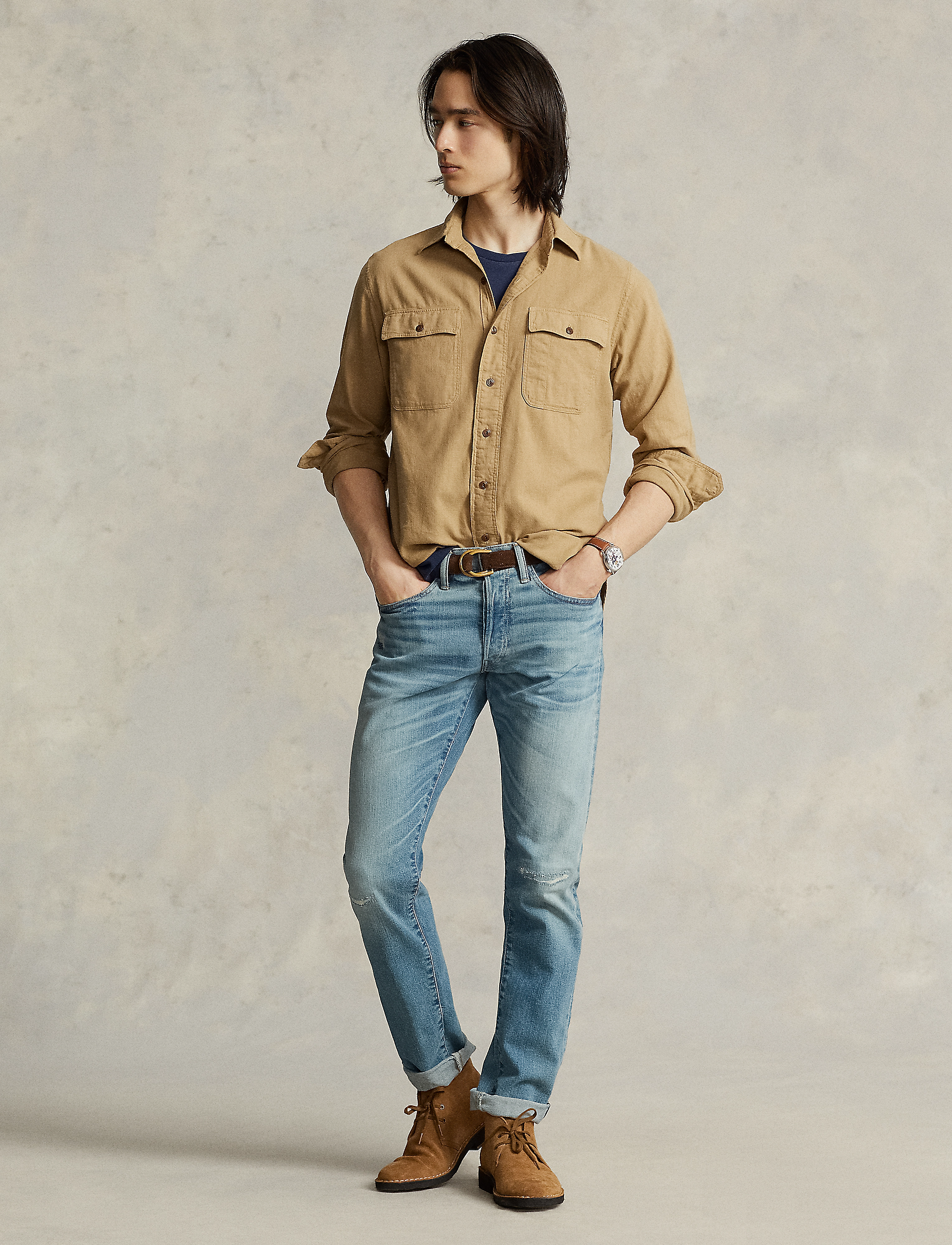 Polo Ralph Lauren - Classic Fit Twill Workshirt - cafe tan - 2