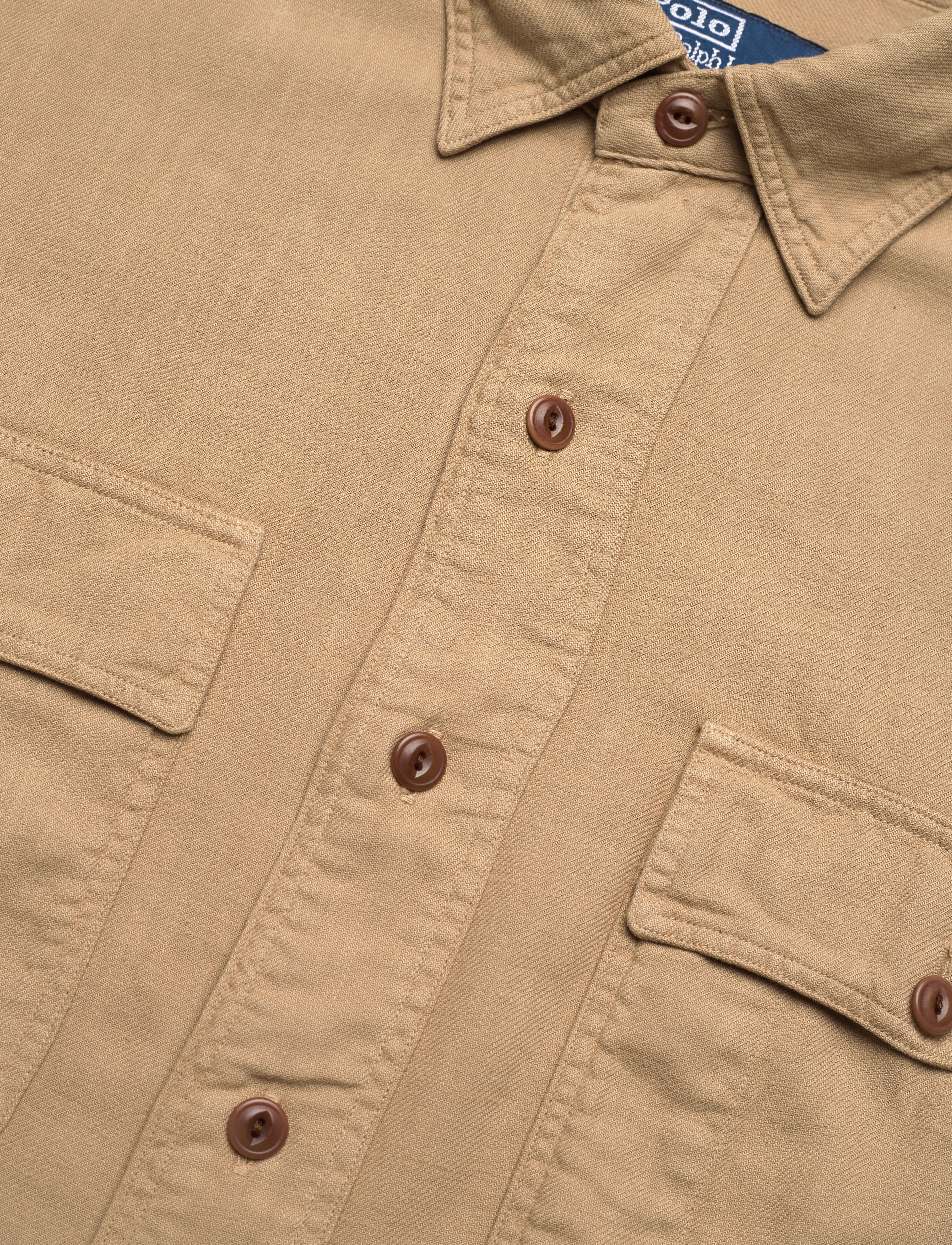 Polo Ralph Lauren - Classic Fit Twill Workshirt - cafe tan - 4