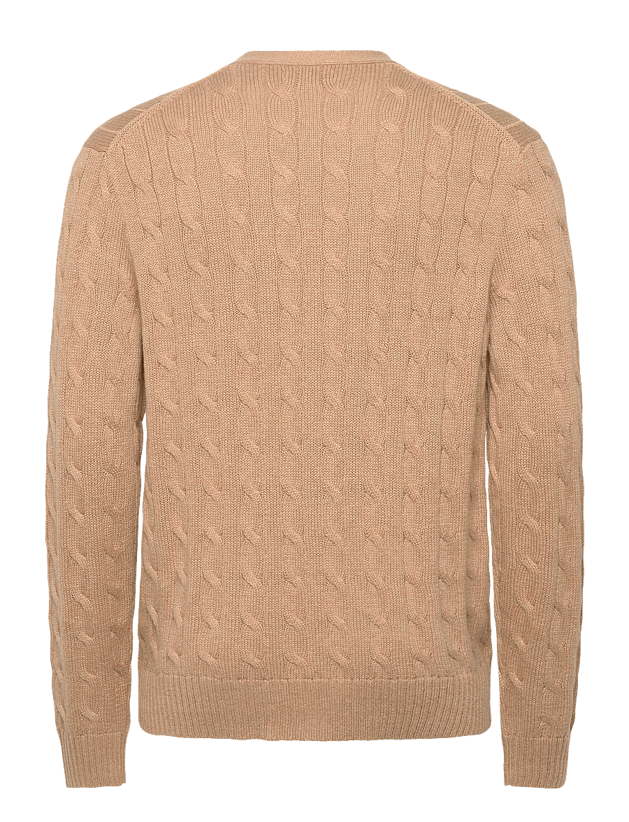 Polo Ralph Lauren - 5/1 ROVING COTTON-LSL-CRD - cardigans - camel melange - 1