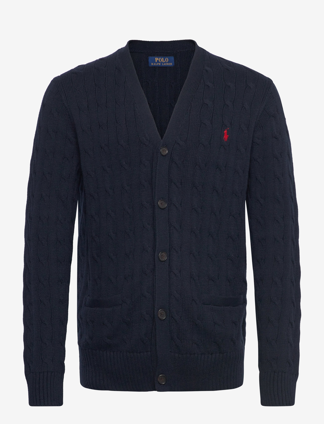 Polo Ralph Lauren - Cable-Knit Cotton Cardigan - cardigans - hunter navy - 0