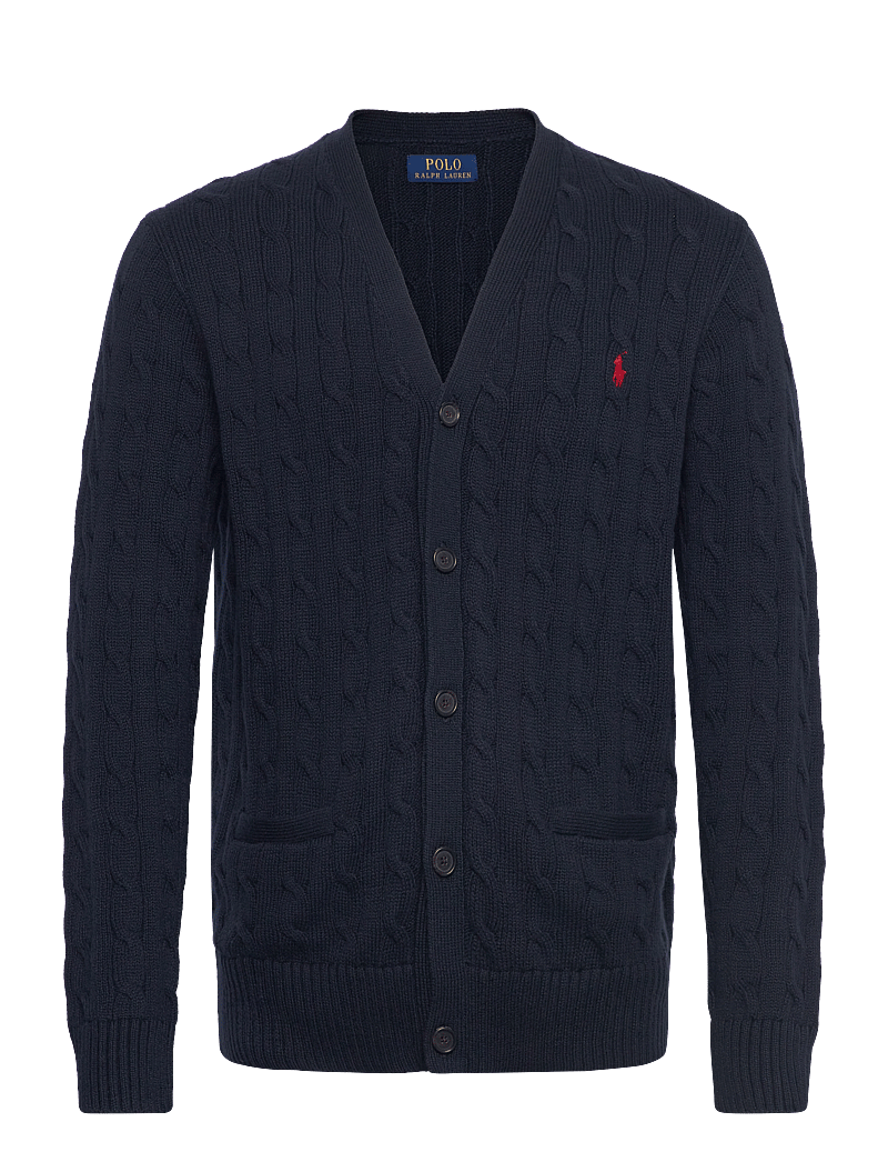 Polo Ralph Lauren - Cable-Knit Cotton Cardigan - cardigans - hunter navy - 0