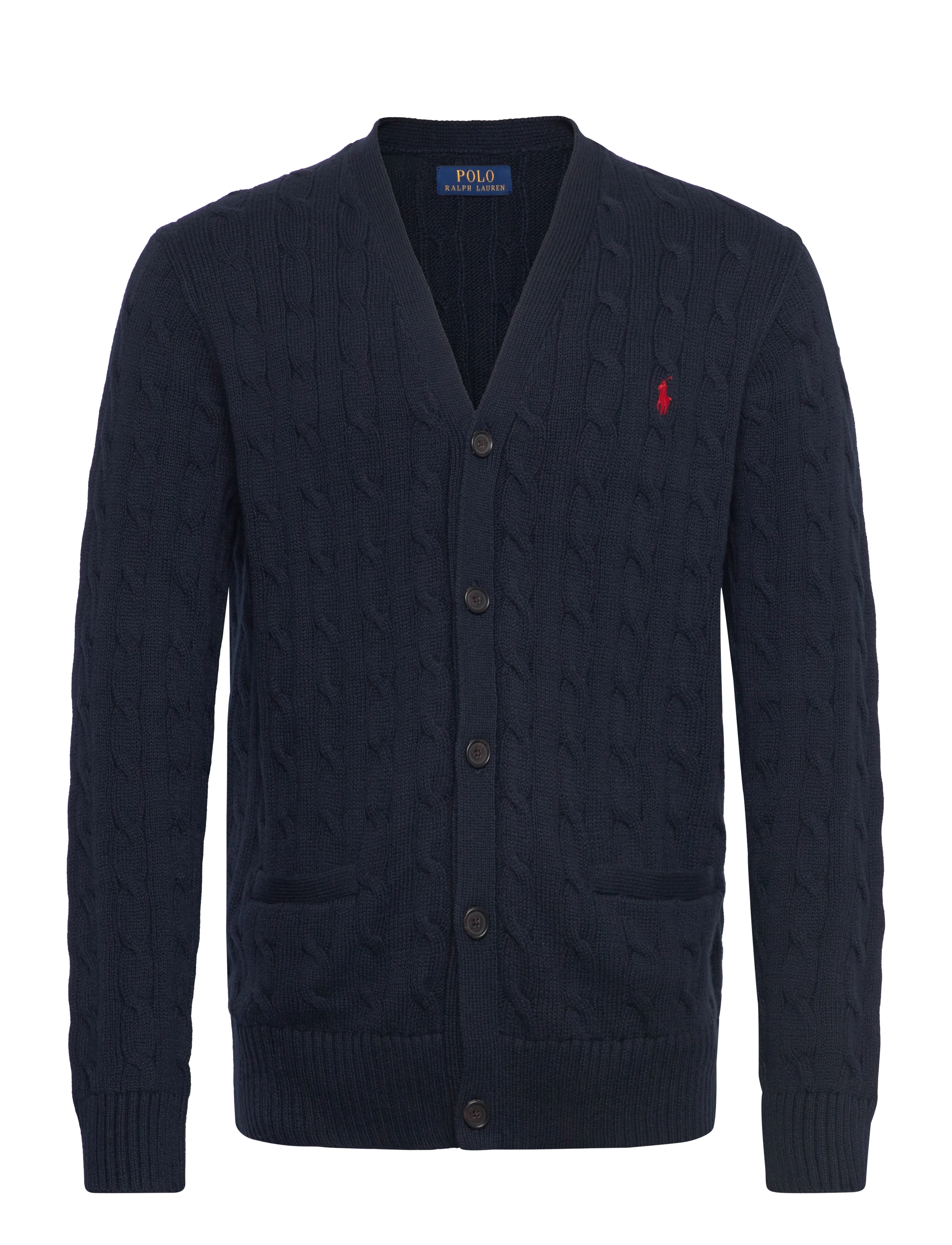 Polo Ralph Lauren Cable-Knit Cotton Cardigan - Strickmode - HUNTER NAVY / navy