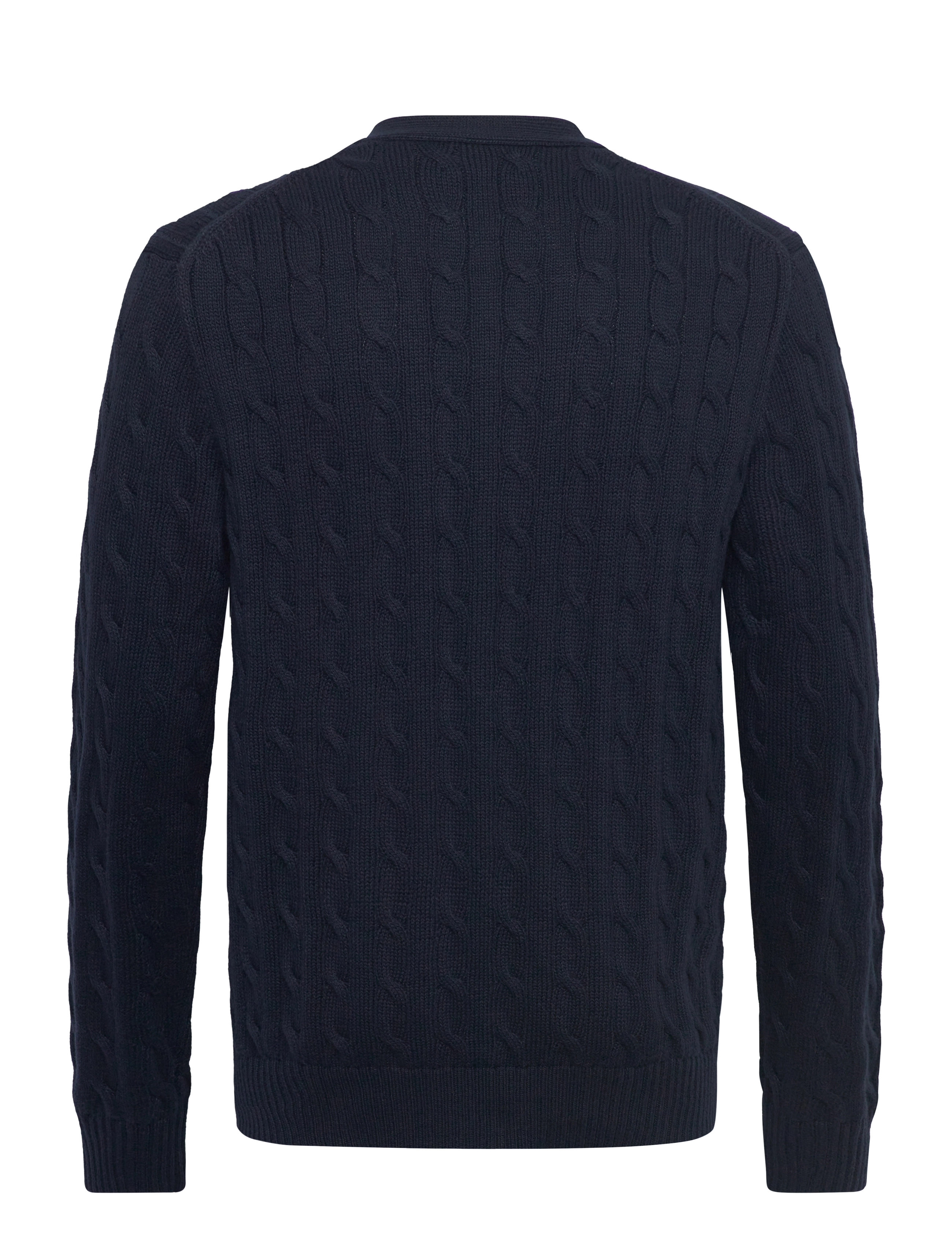 Polo Ralph Lauren - Cable-Knit Cotton Cardigan - cardigans - hunter navy - 1