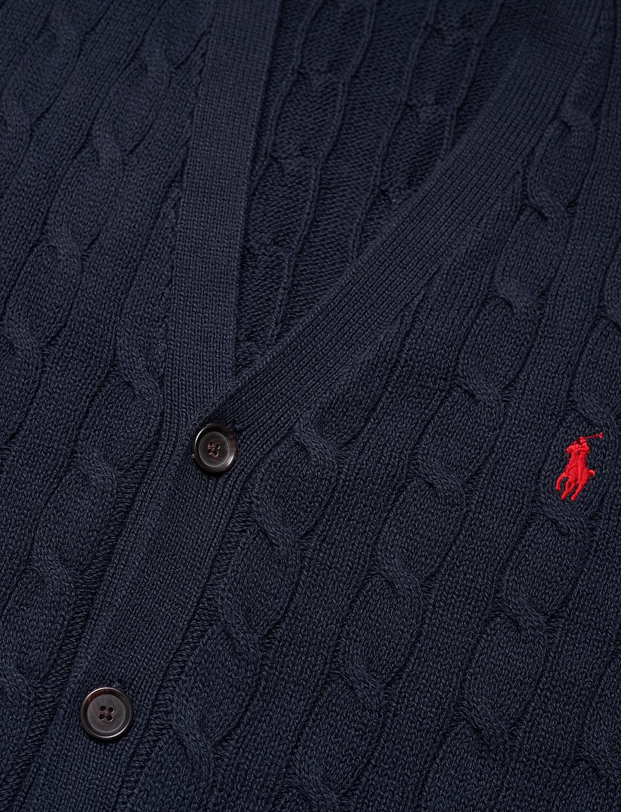 Polo Ralph Lauren - 5/1 ROVING COTTON-LSL-CRD - cardigans - hunter navy - 2