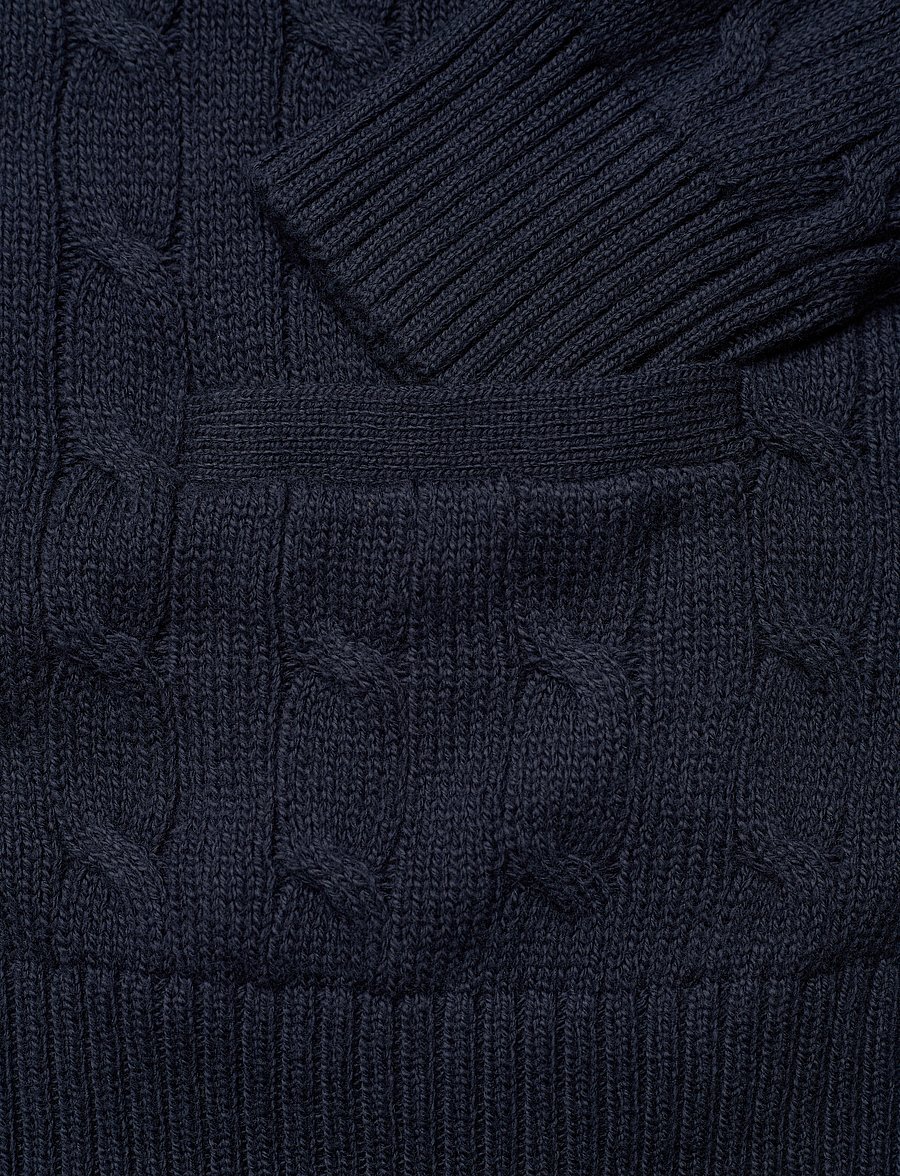 Polo Ralph Lauren - 5/1 ROVING COTTON-LSL-CRD - cardigans - hunter navy - 3