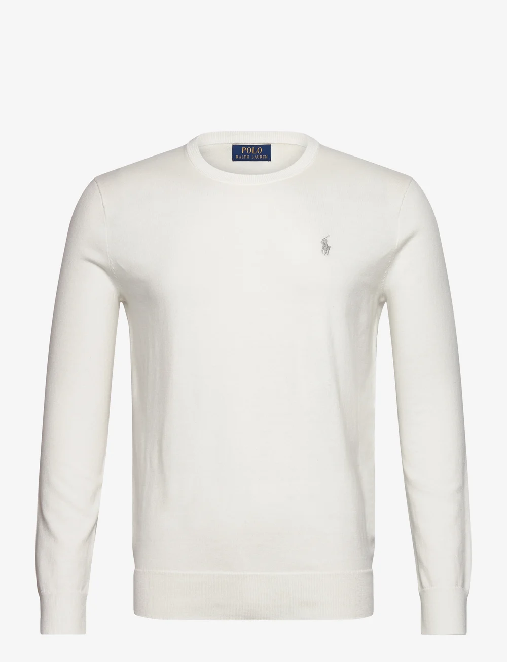 Polo Ralph Lauren - Slim Fit Textured Cotton Sweater - round necks - deckwash white - 0
