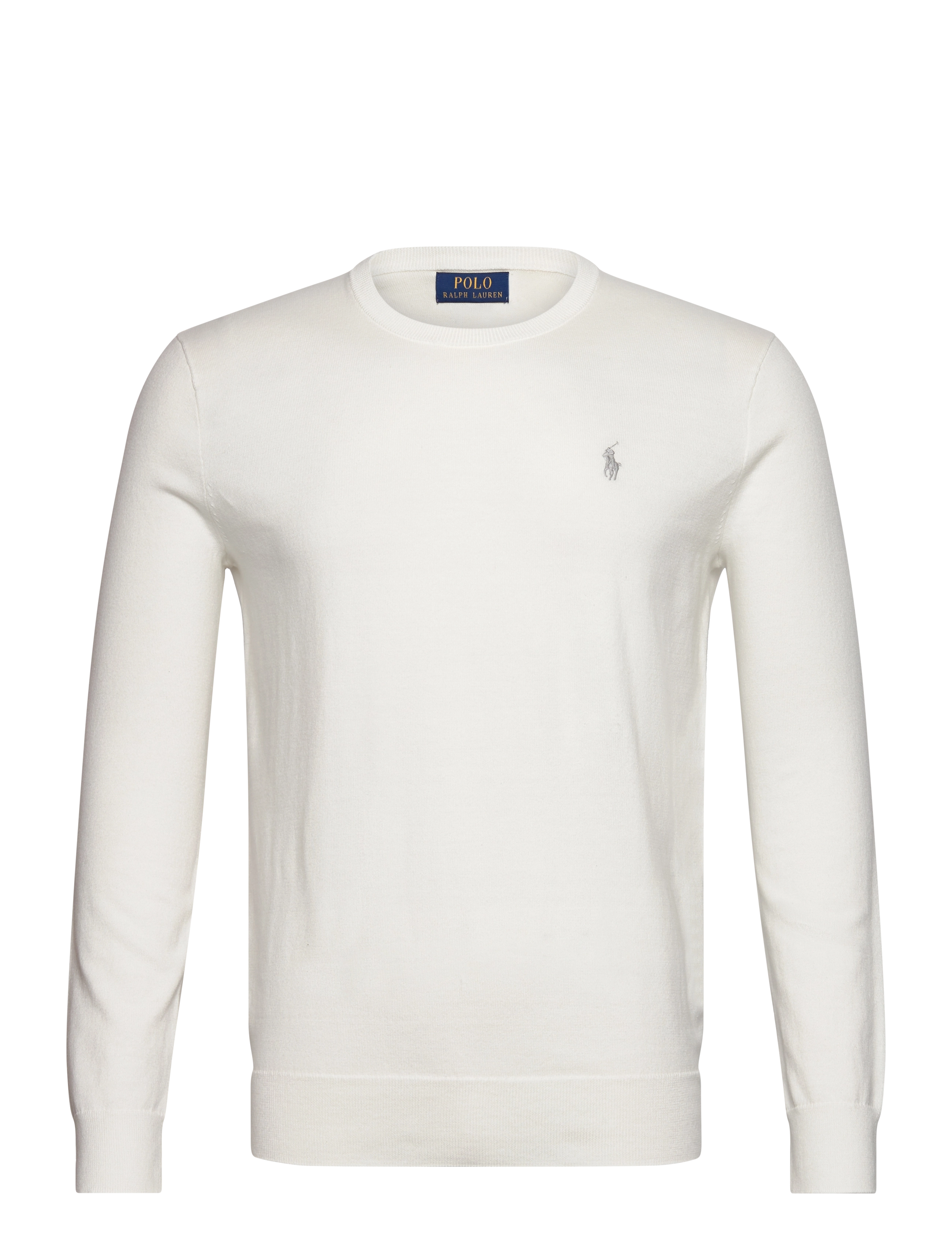 Polo Ralph Lauren 32/3 COTTON-LSL-PLO - Rundhals - DECKWASH WHITE / white