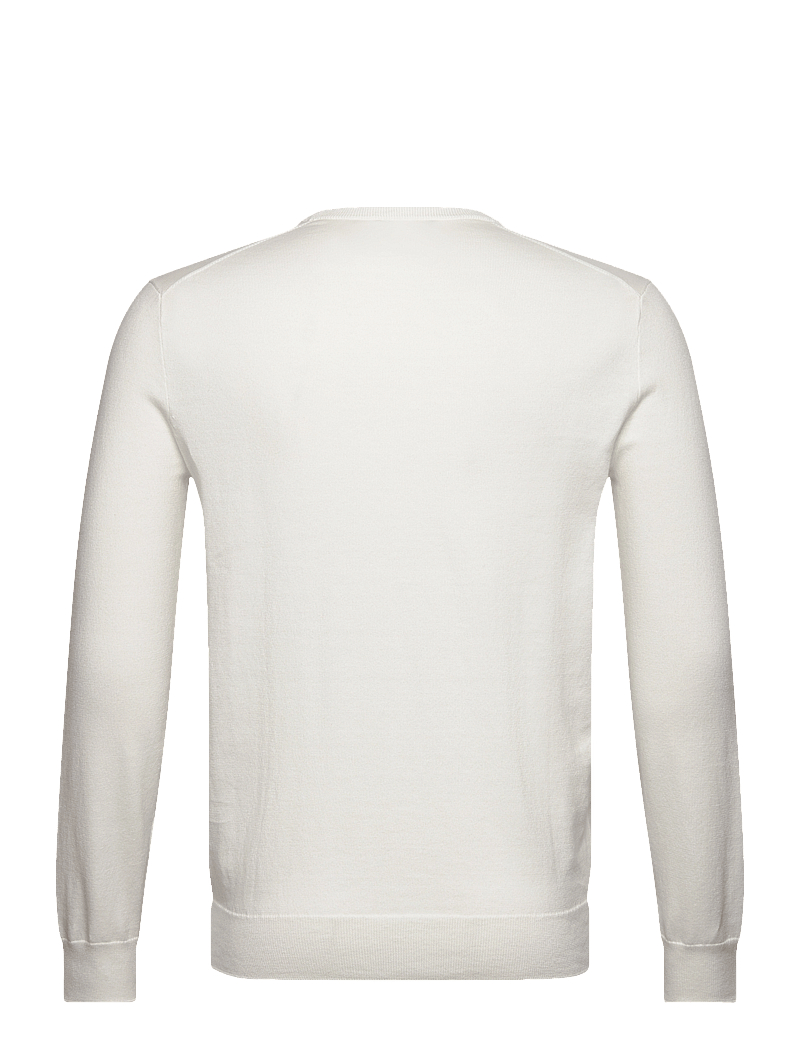 Polo Ralph Lauren - Slim Fit Textured Cotton Sweater - round necks - deckwash white - 1