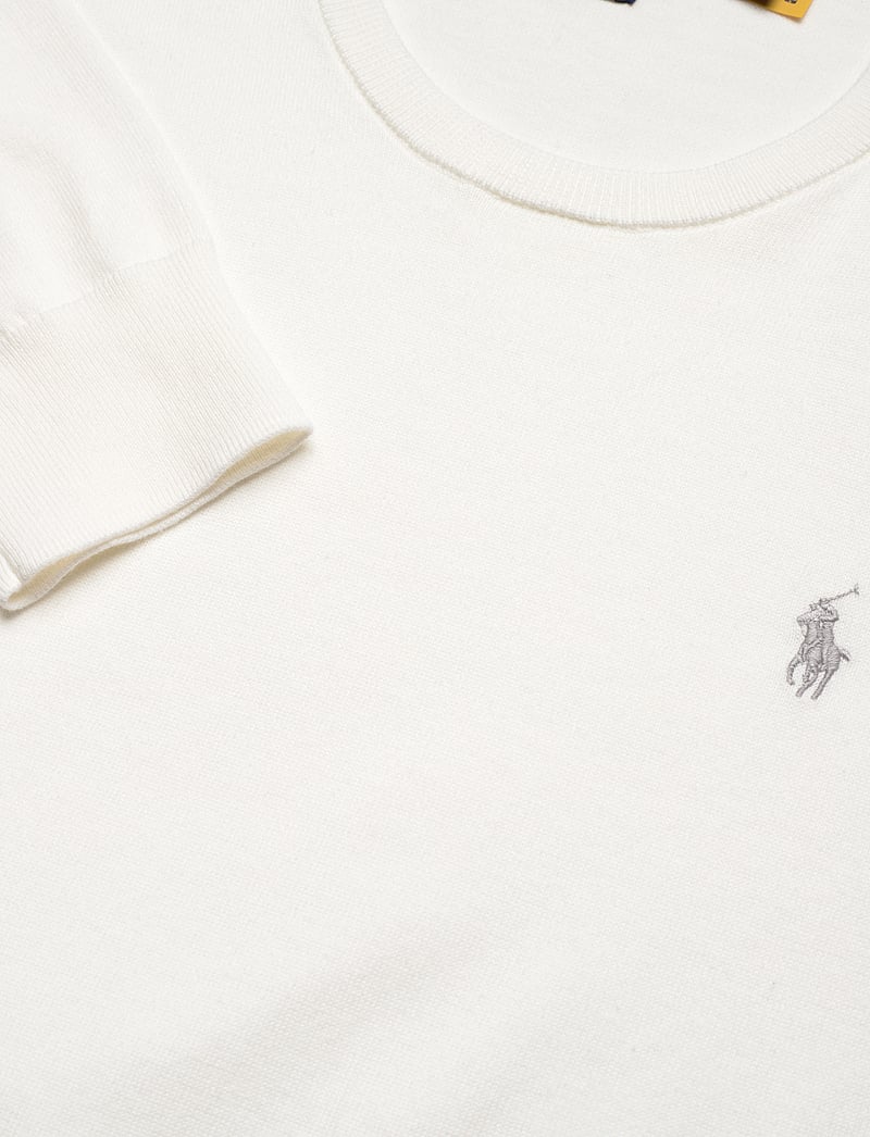 Polo Ralph Lauren - Slim Fit Textured Cotton Sweater - round necks - deckwash white - 2