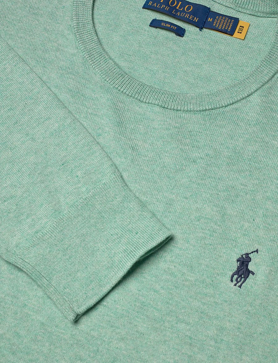 Polo Ralph Lauren - 32/3 COTTON-LSL-PLO - rund hals - green swallow hea - 4