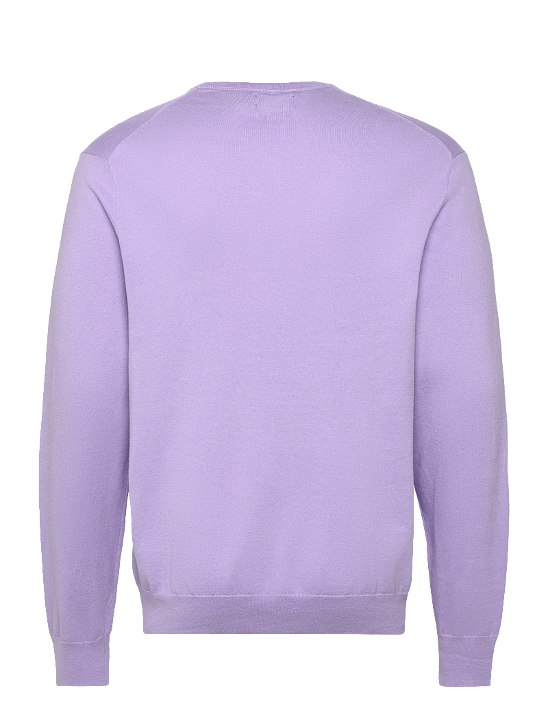 Polo Ralph Lauren - Slim Fit Textured Cotton Sweater - rundhals - powder purple - 1