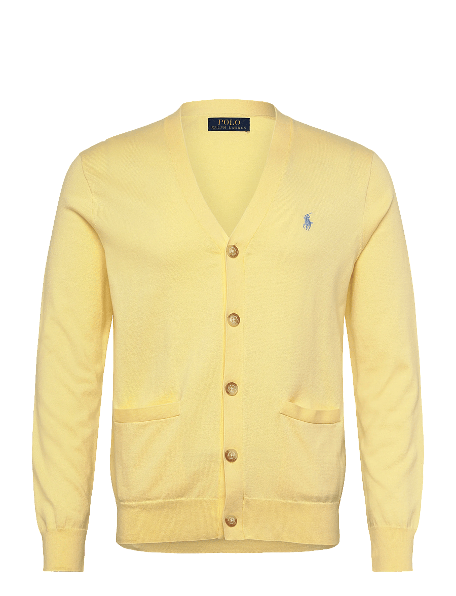 Polo Ralph Lauren - 32/3 COTTON-LS VN CARDI PP - wicket yellow - 1