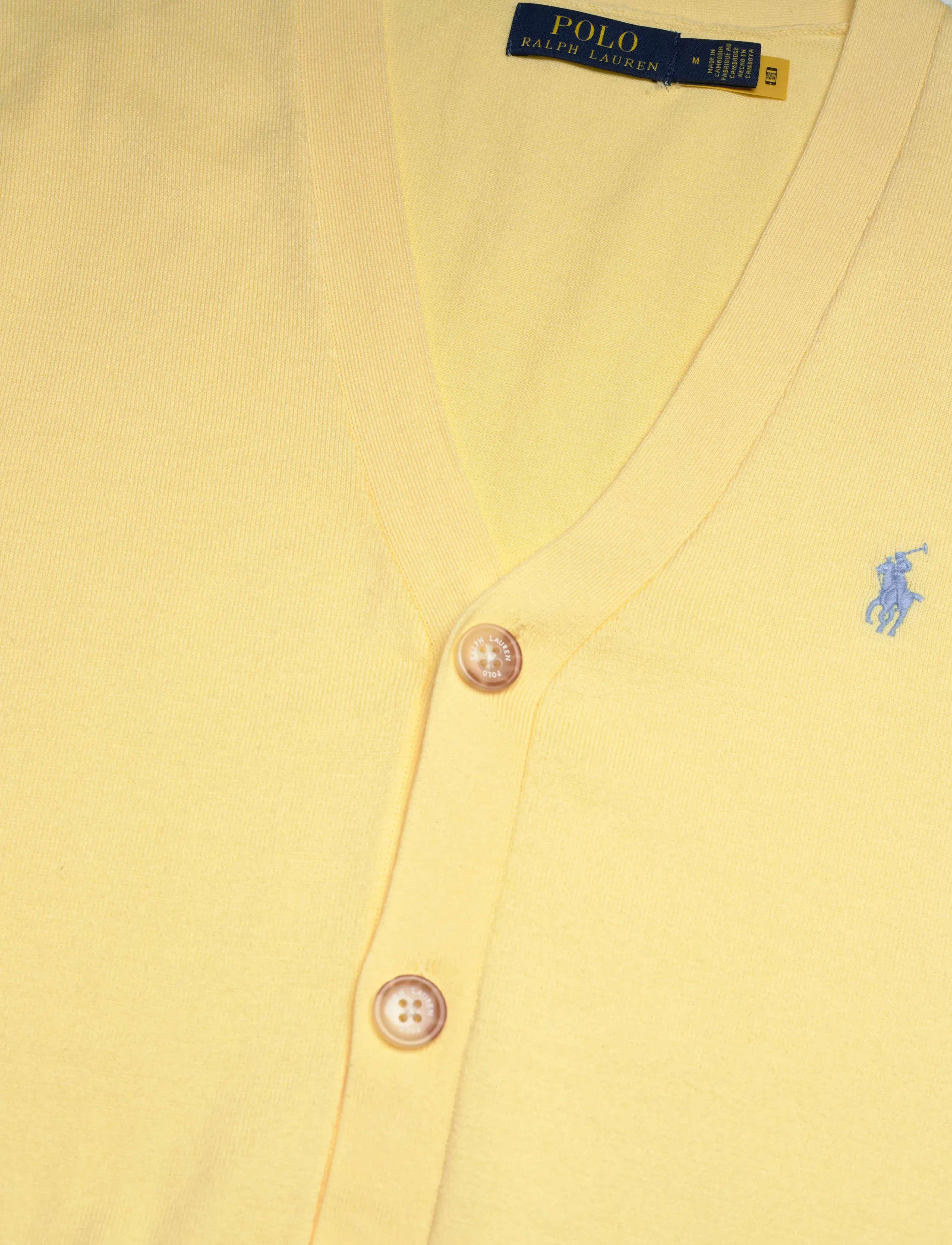 Polo Ralph Lauren - 32/3 COTTON-LS VN CARDI PP - wicket yellow - 4