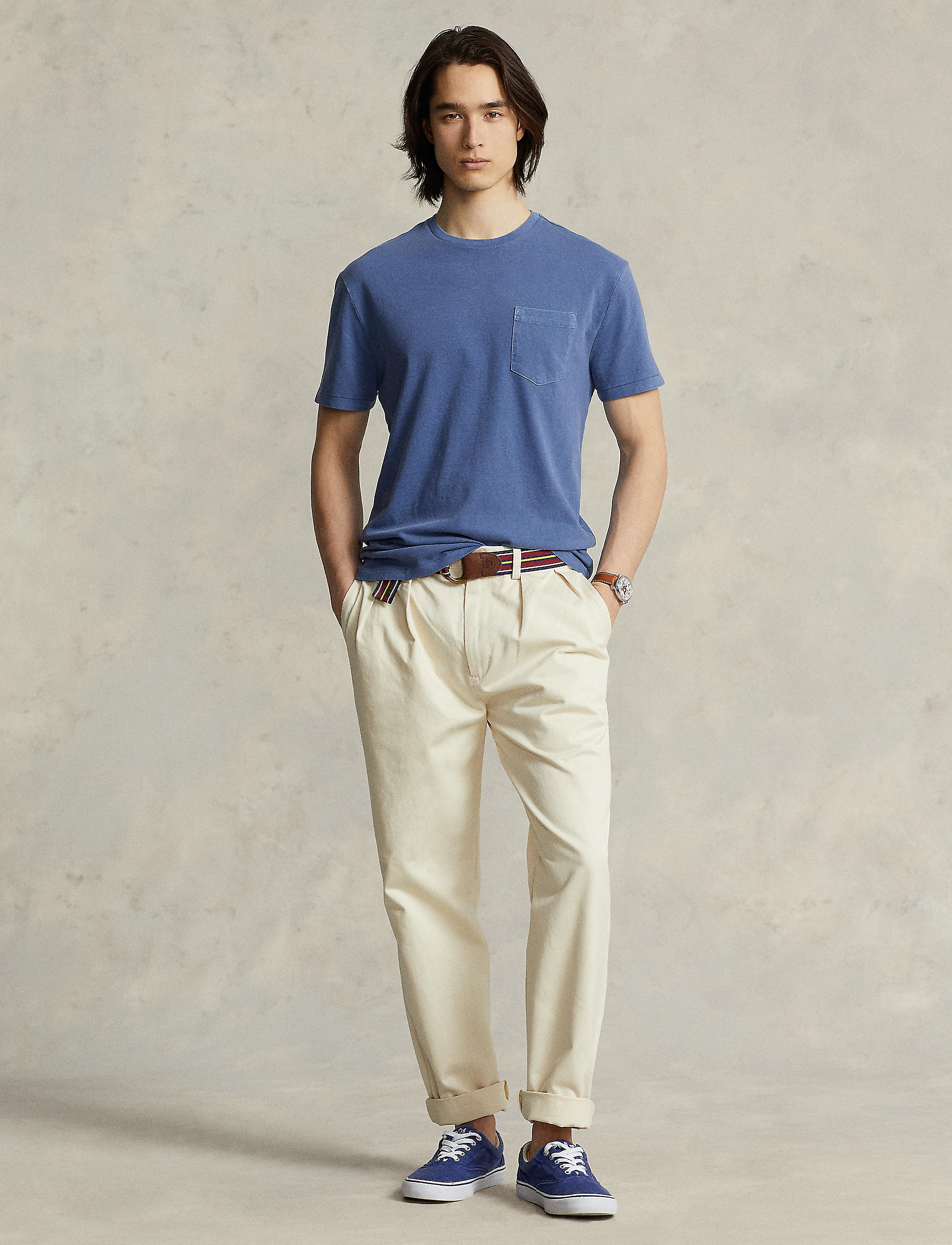 Polo Ralph Lauren - WEATHERED 20/1 JRSY-SSL-TSH - blue heaven - 2