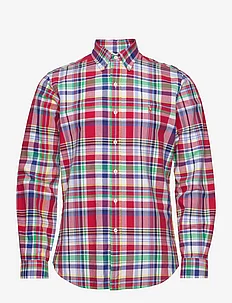 Custom Fit Plaid Oxford Shirt, Polo Ralph Lauren