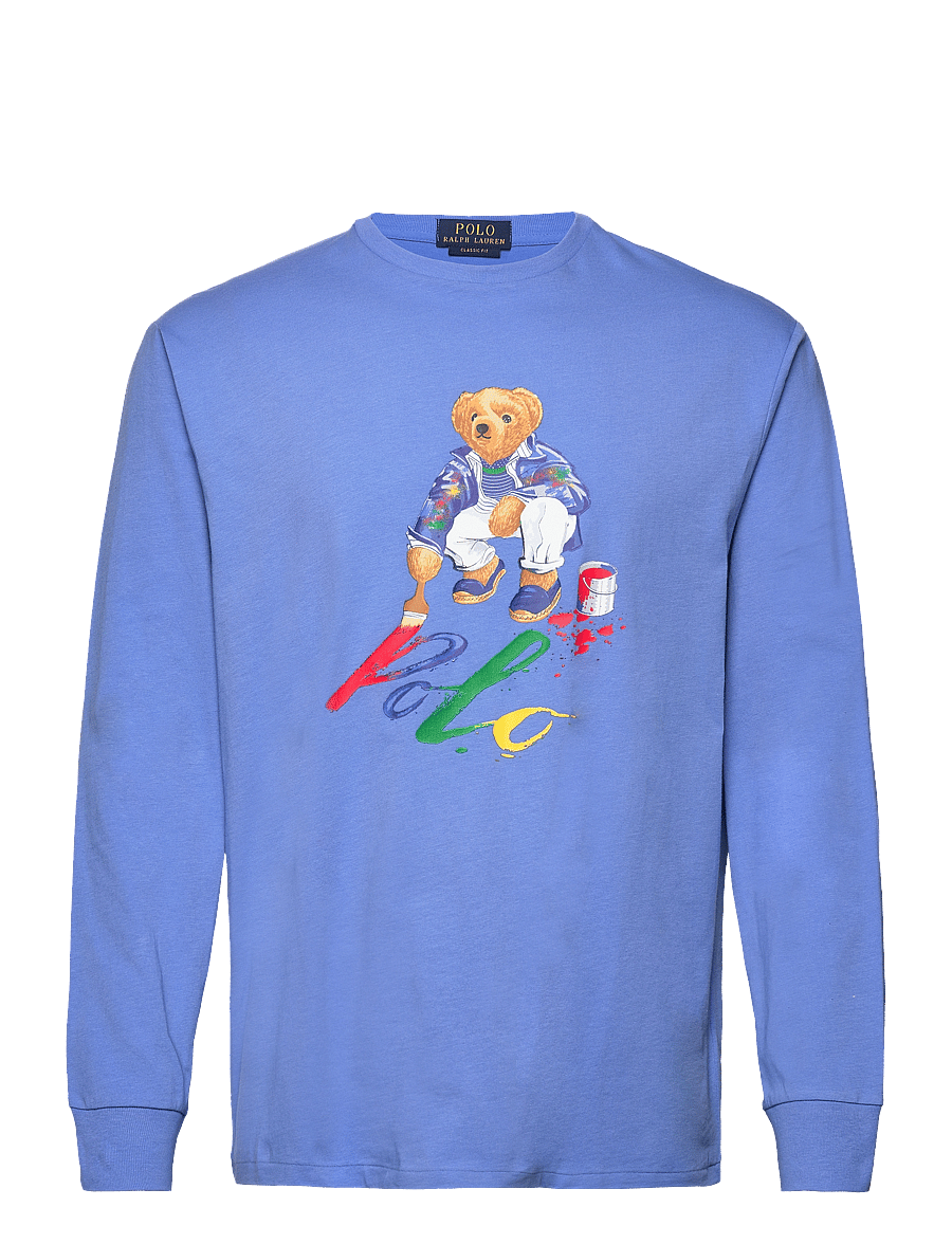 Polo Ralph Lauren - Classic Fit Polo Bear Jersey T-Shirt - cr23 summer blue - 0
