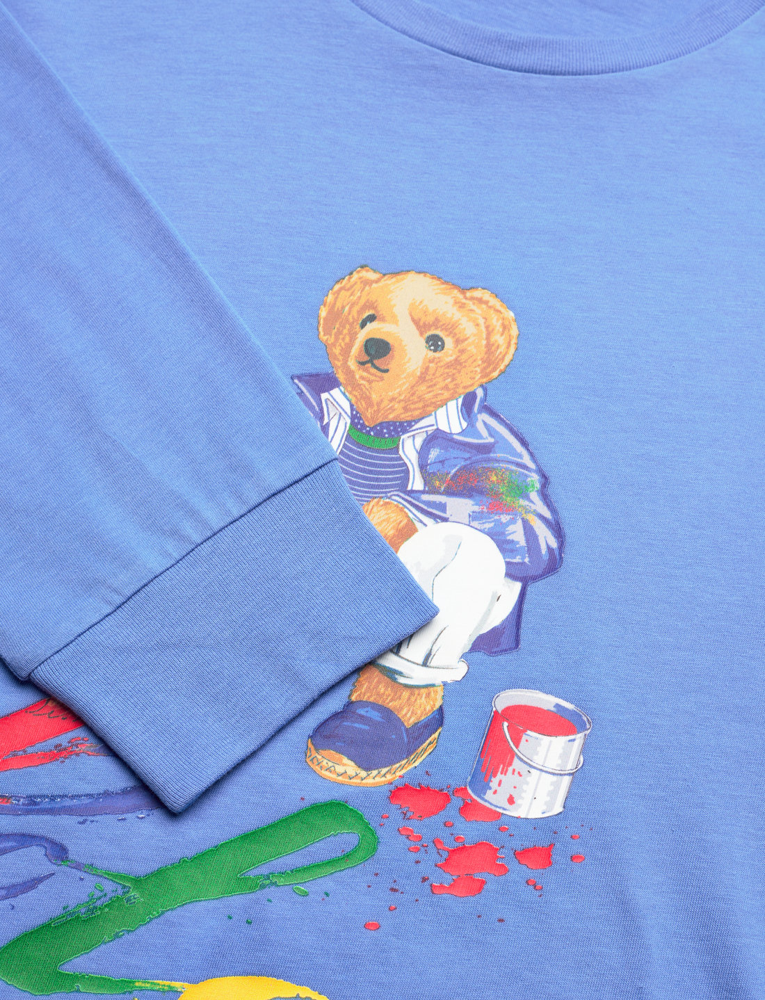 Polo bear long sleeve top shirt