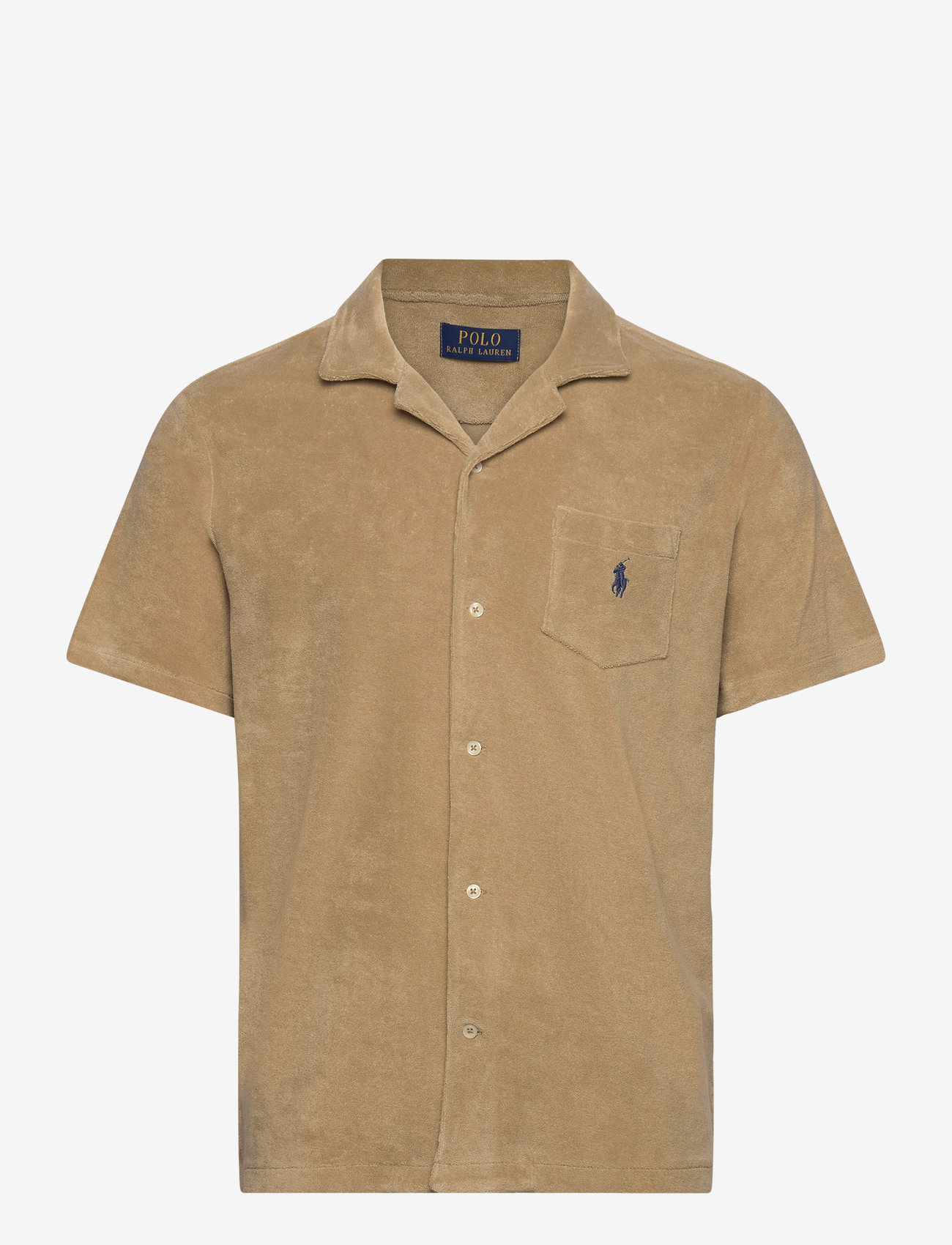 Polo Ralph Lauren - Terry Camp Shirt - basic-hemden - coastal beige - 0