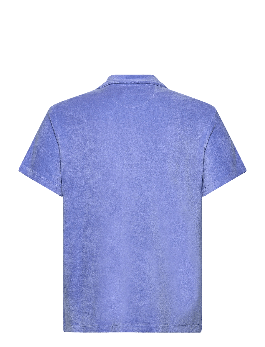 Polo Ralph Lauren - Terry Camp Shirt - stutterma skyrtur - harbor island blu - 1