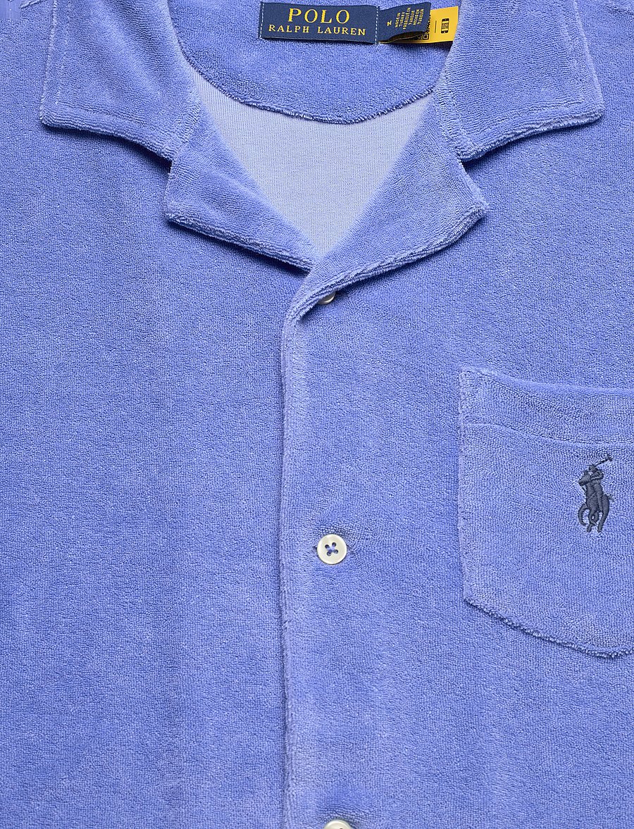 Polo Ralph Lauren - Terry Camp Shirt - stutterma skyrtur - harbor island blu - 2