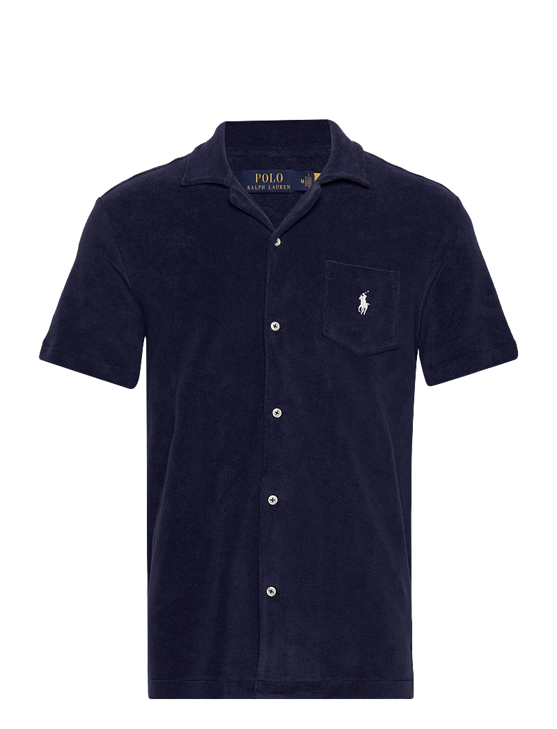 Polo Ralph Lauren - Terry Camp Shirt - basic skjortor - newport navy - 1
