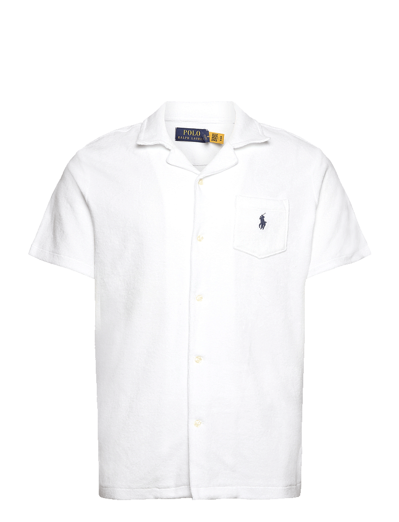 Polo Ralph Lauren - Terry Camp Shirt - basic skjortor - white - 1