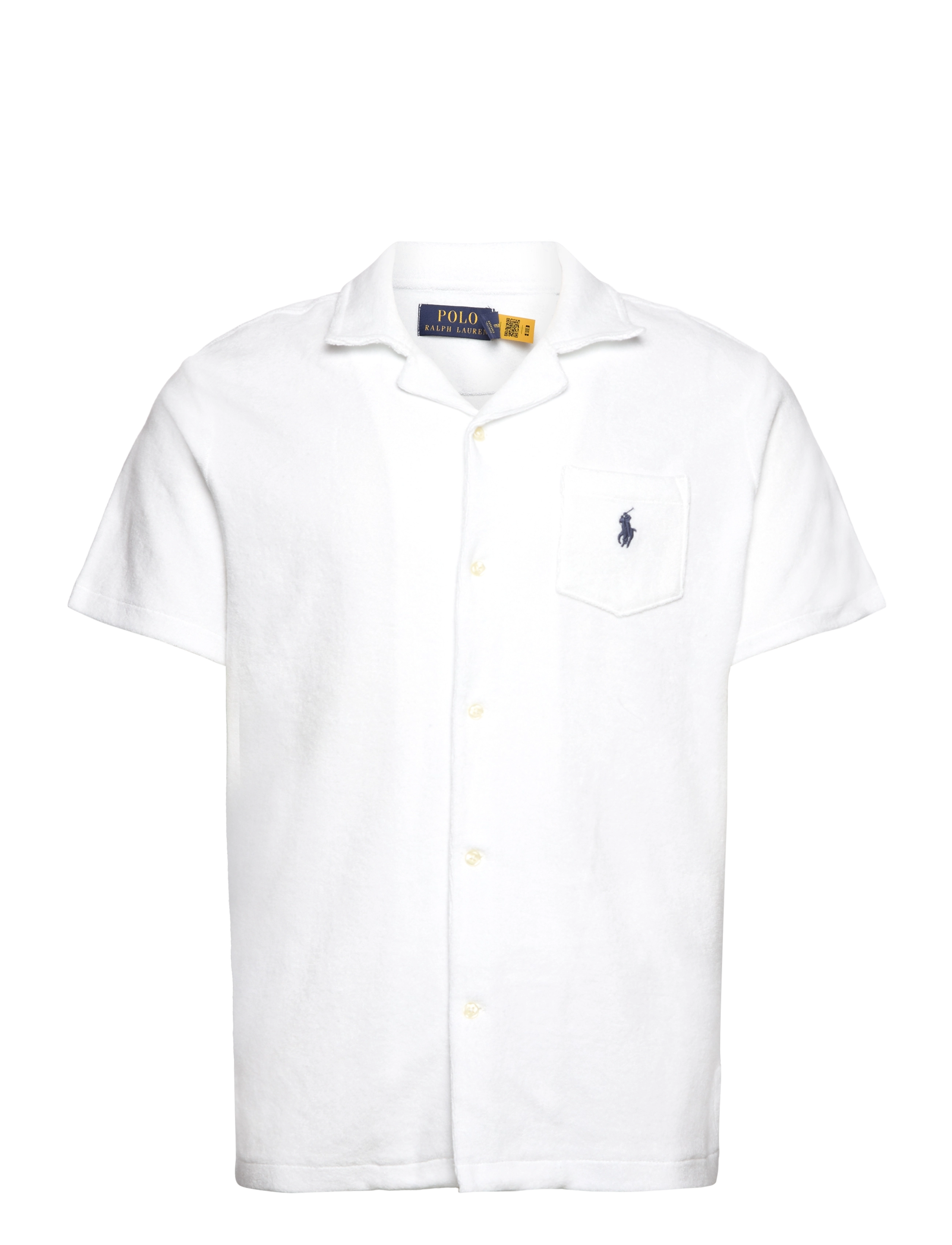 Polo Ralph Lauren Terry Camp Shirt - Skjorter - WHITE / white