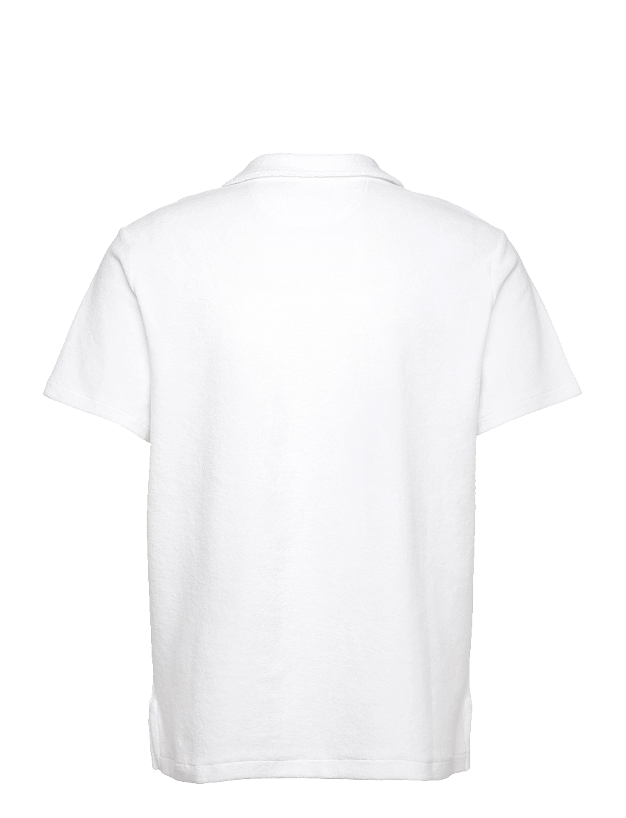 Polo Ralph Lauren - Terry Camp Shirt - kortærmede skjorter - white - 2