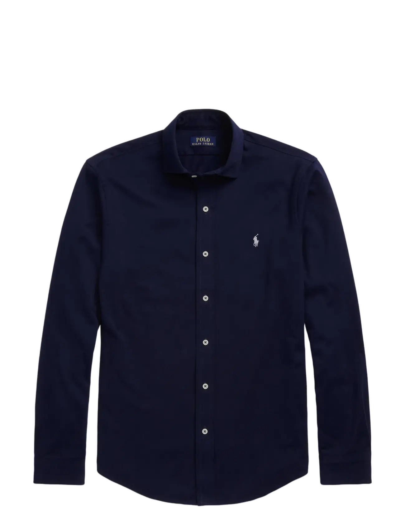 Polo Ralph Lauren - Jersey Spread-Collar Shirt - casual shirts - cruise navy/c1730 - 2
