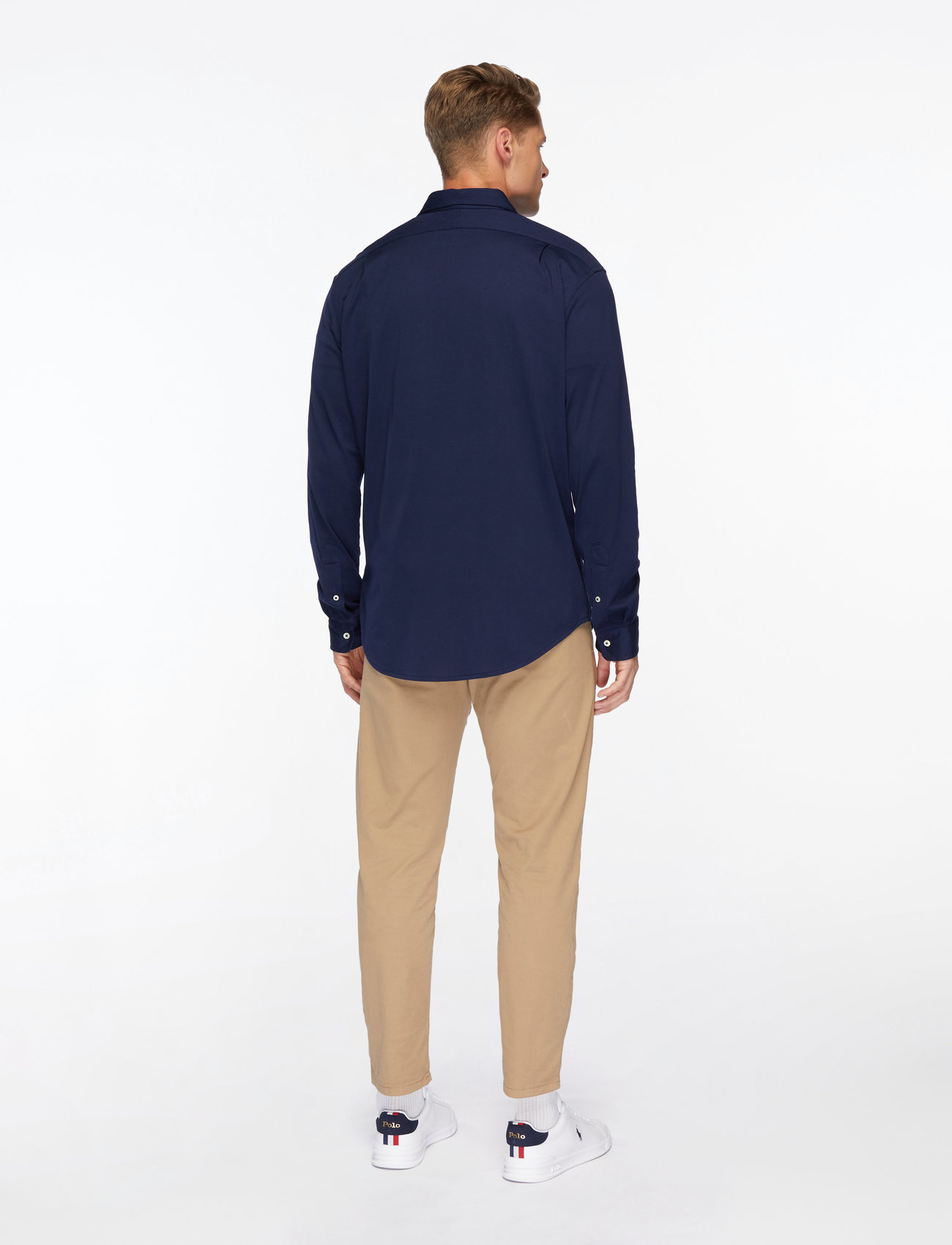 Polo Ralph Lauren - Jersey Spread-Collar Shirt - basic skjorter - cruise navy/c1730 - 5
