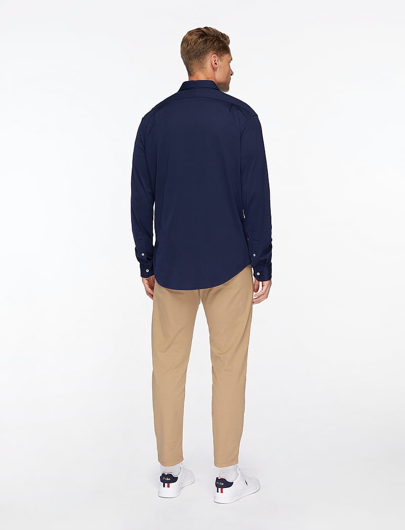 Polo Ralph Lauren - Jersey Spread-Collar Shirt - basic skjorter - cruise navy/c1730 - 5